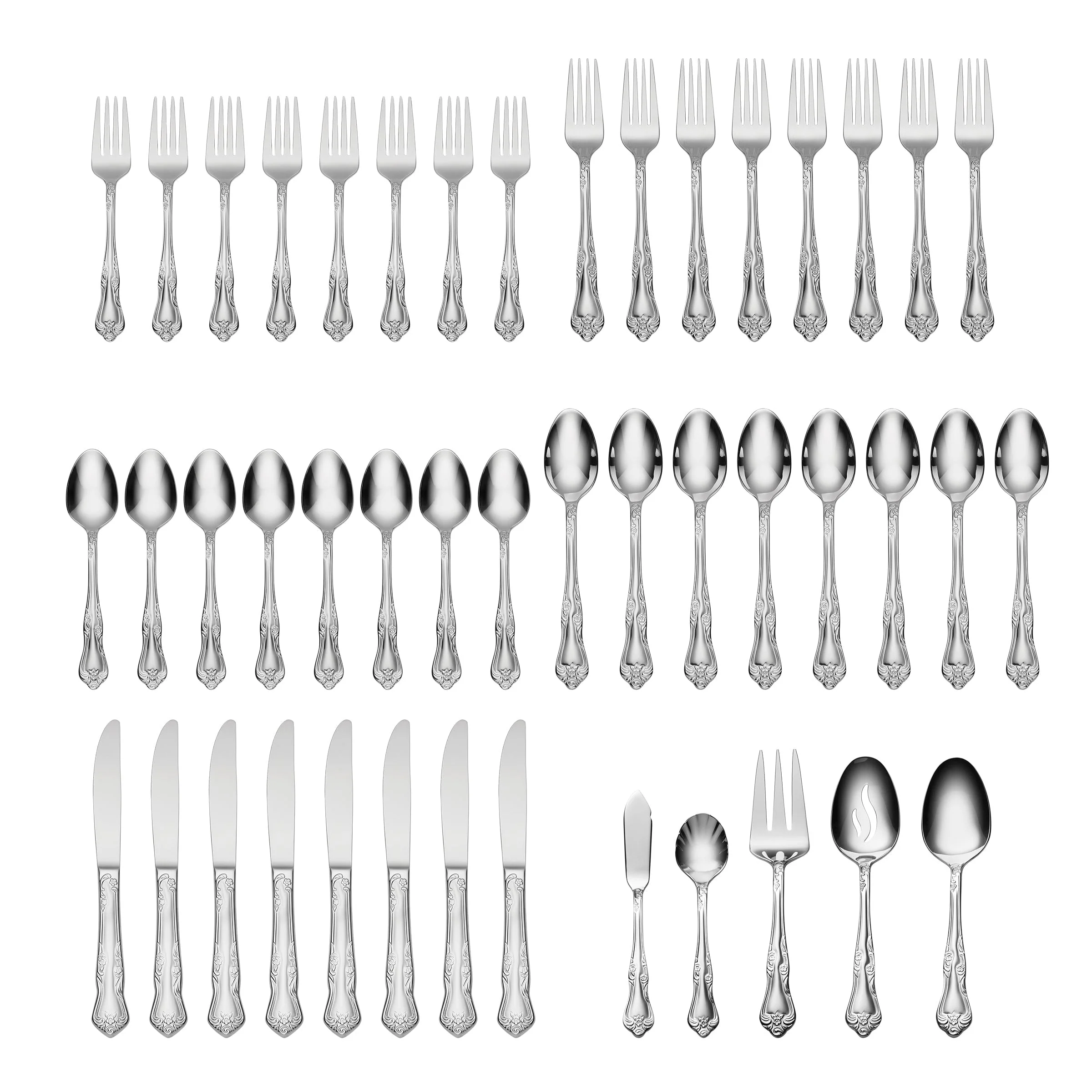 Azalea 45-Piece Flatware Set - Image 2