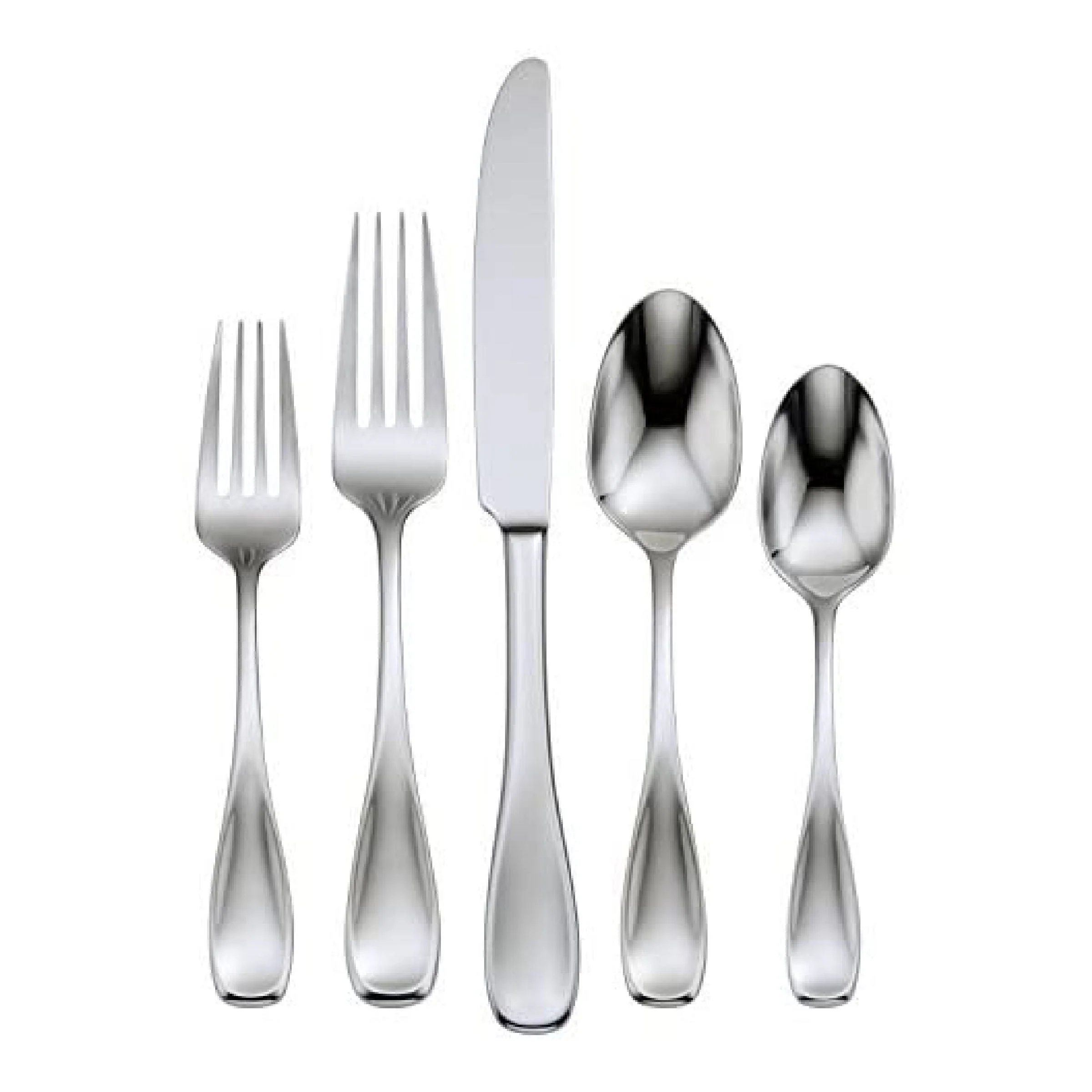 Brushed Satin Voss 45 Piece Flatware Set