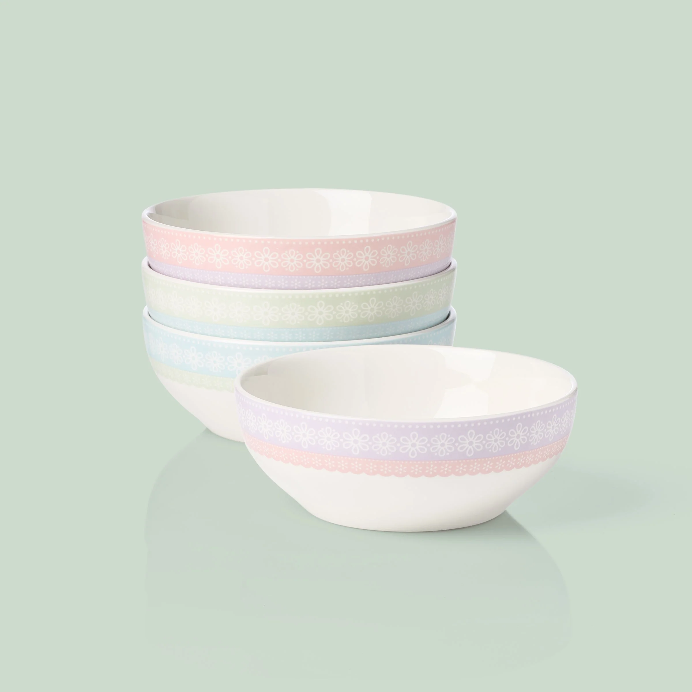 Bunny Hop All-Purpose Bowls, Set of 4 - Image 2