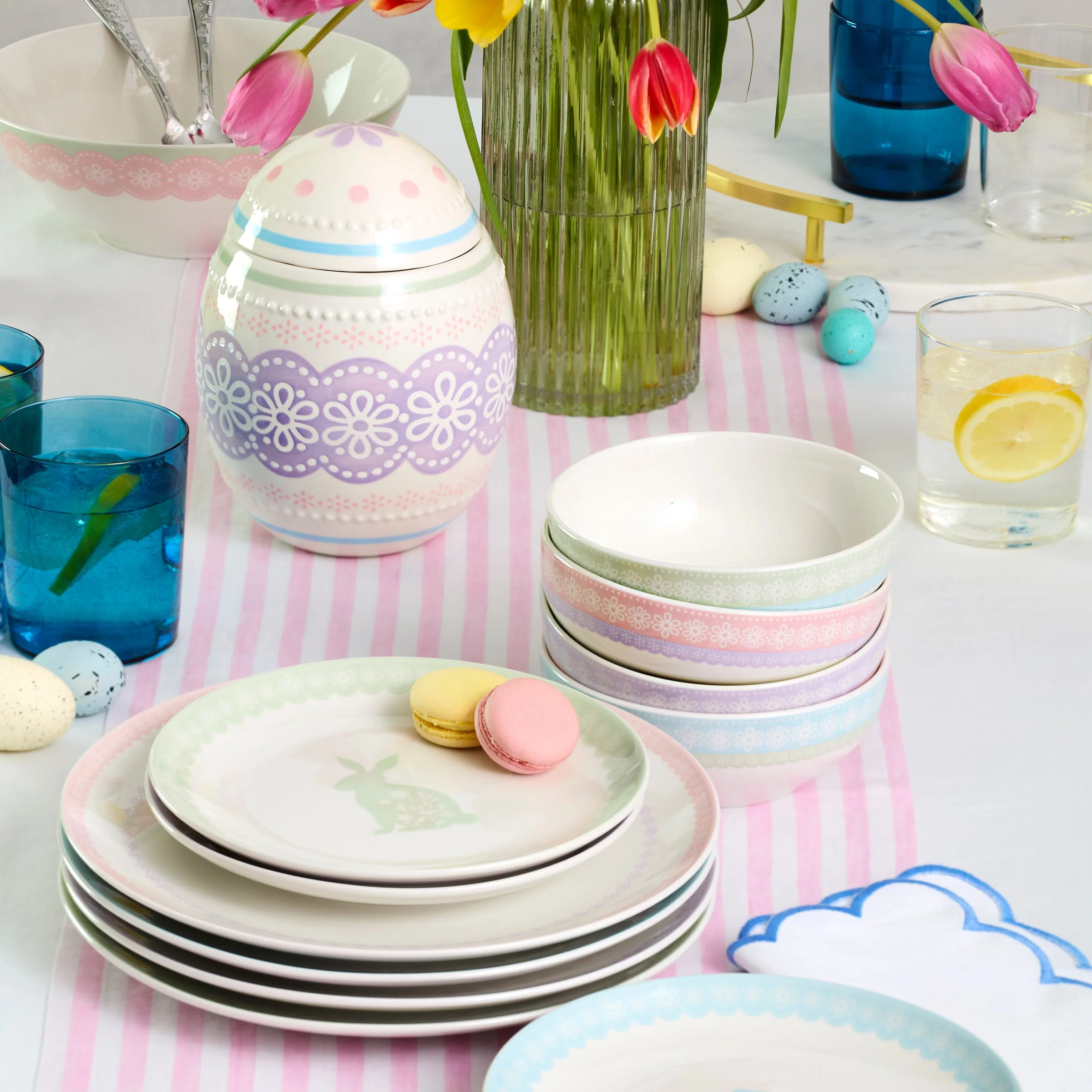 Bunny Hop Dinner Plates, Set of 4 - Image 3