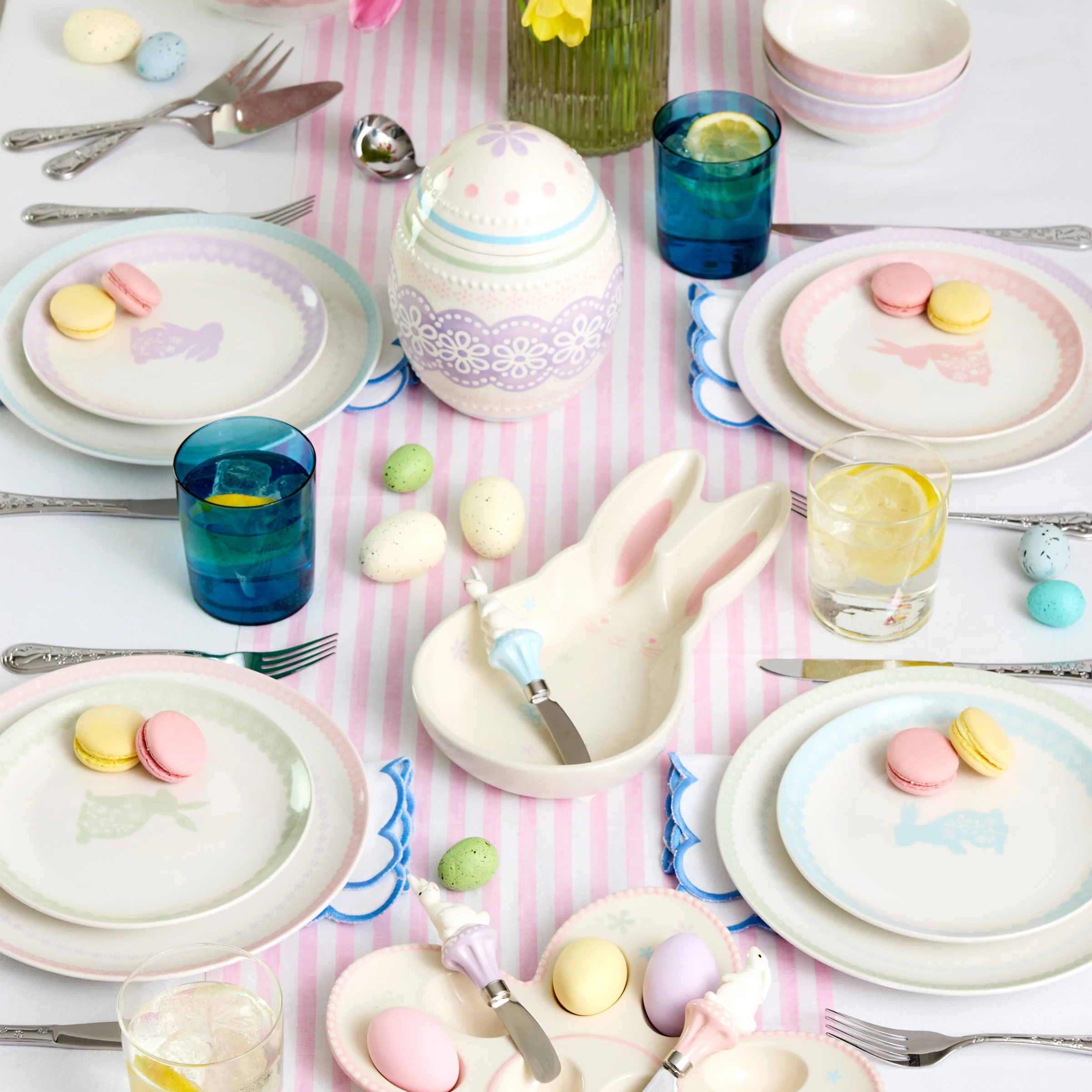 Bunny Hop Dinner Plates, Set of 4 - Image 4