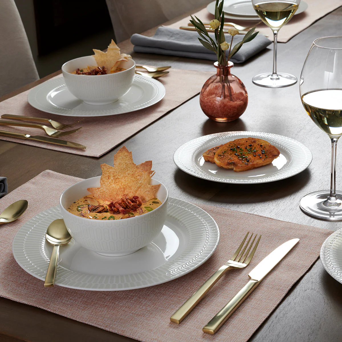 Chefs Table Champagne 20 Piece Flatware Set - Image 5