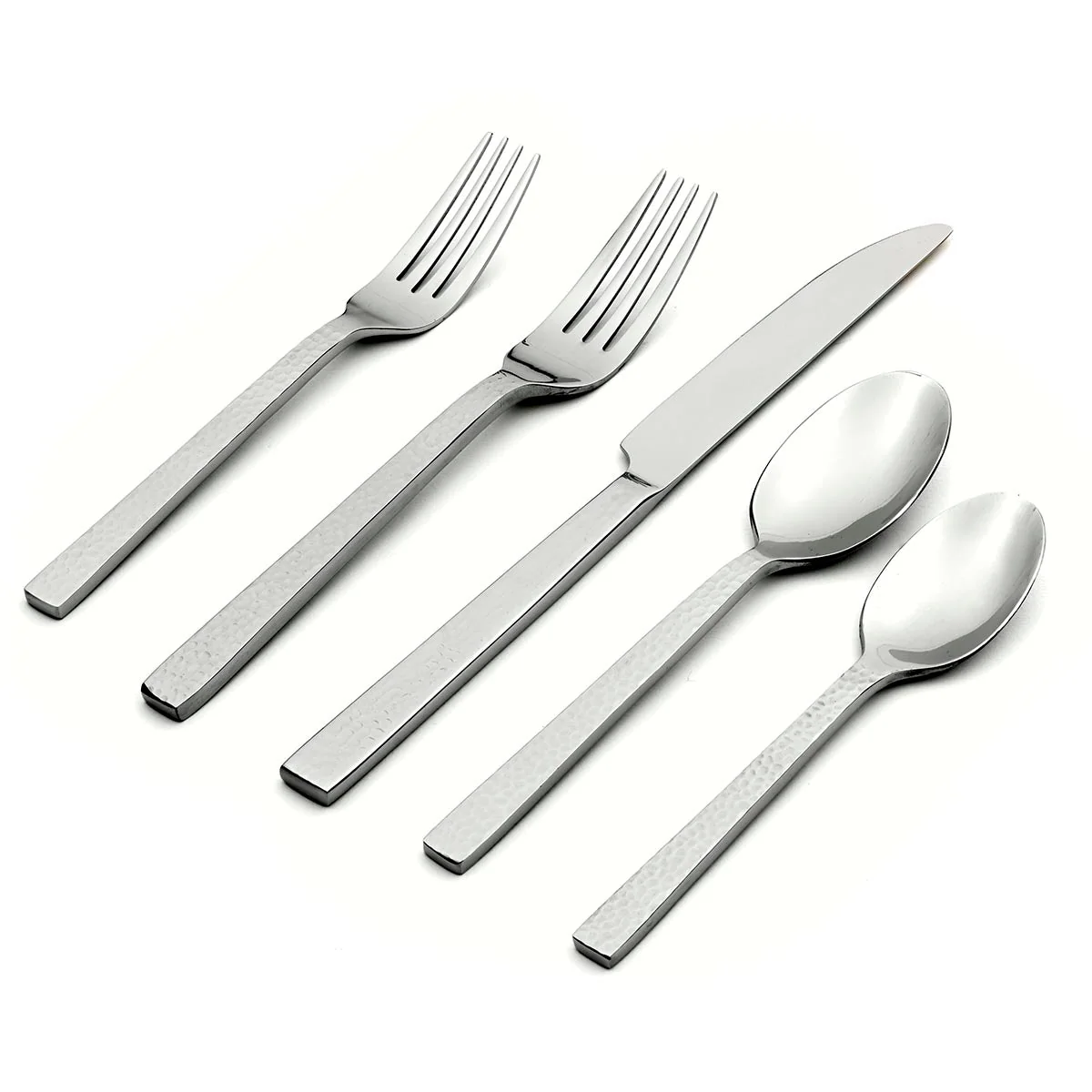 Chefs Table Hammered 45-Piece Flatware Set