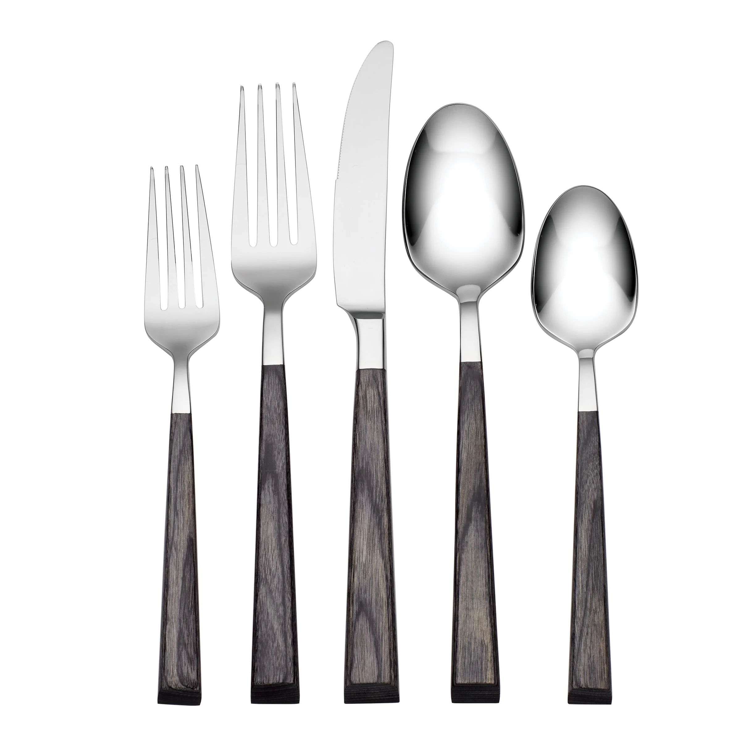 Coronado Charcoal 5-Piece Place Setting - Image 4