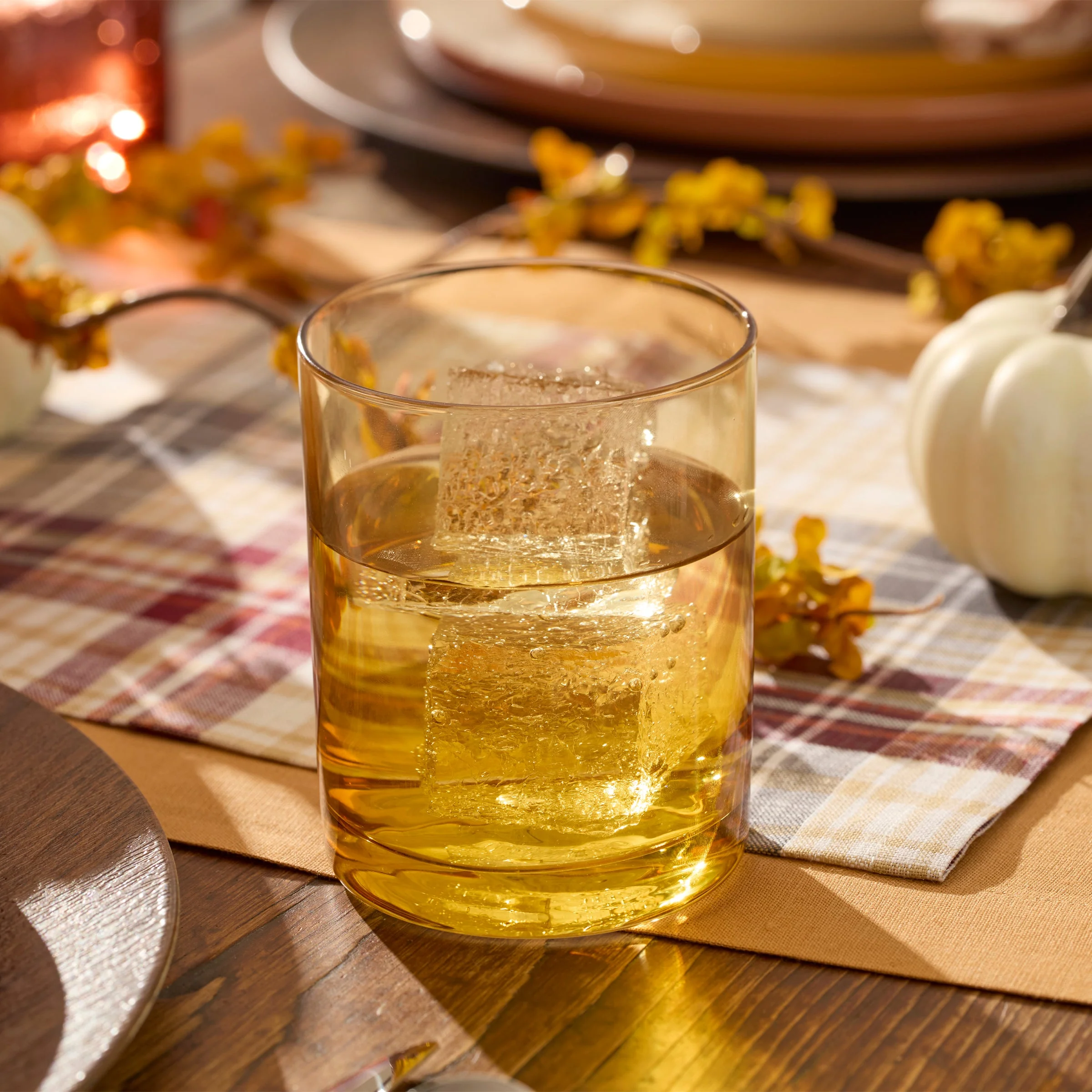 Golden Hour Double Old Fashion Glasses, Set of 4 - Image 2