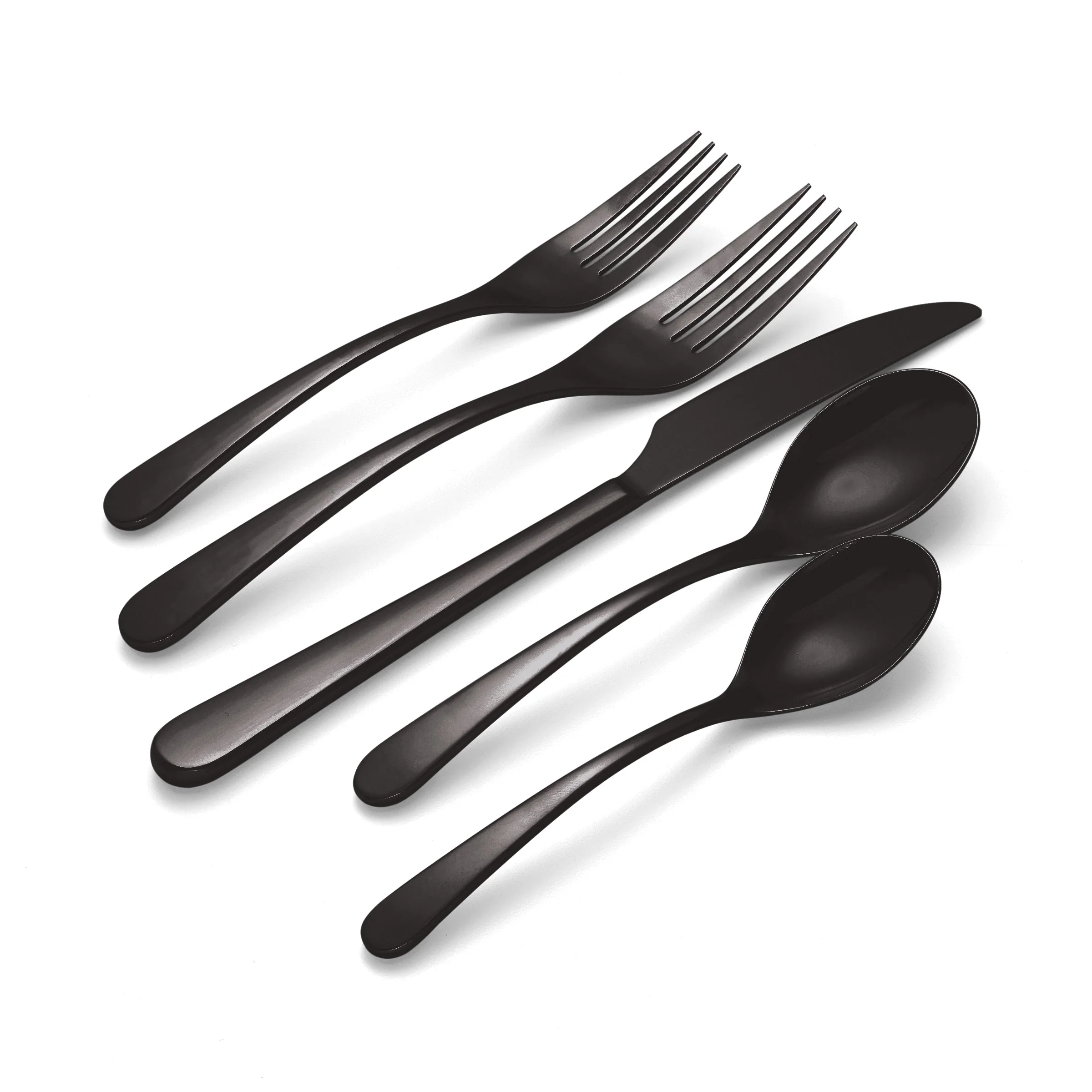 Kenbrook Black Vintage 20-Piece Flatware Set - Image 4