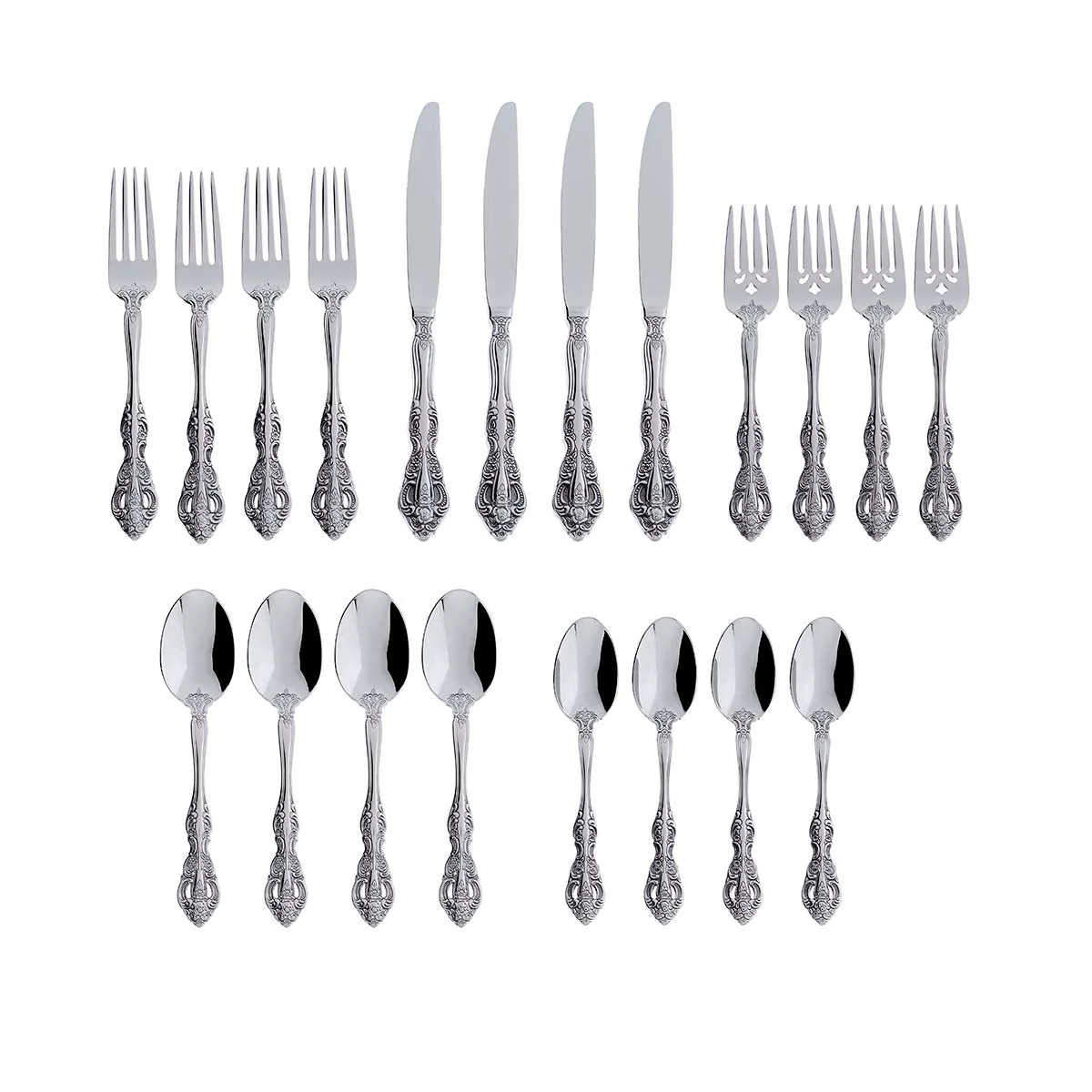 Michelangelo 20-Piece Flatware Set - Image 2