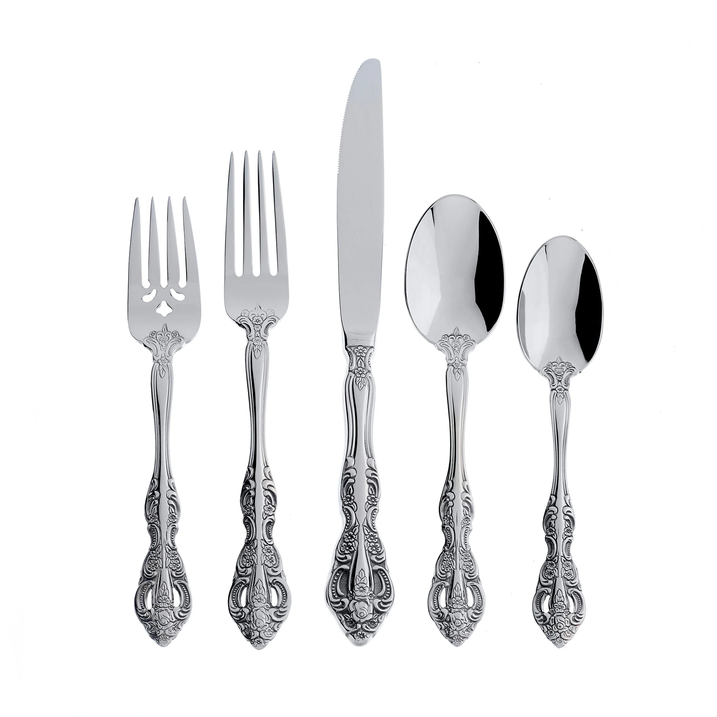 Michelangelo 45-Piece Flatware Set - Image 3