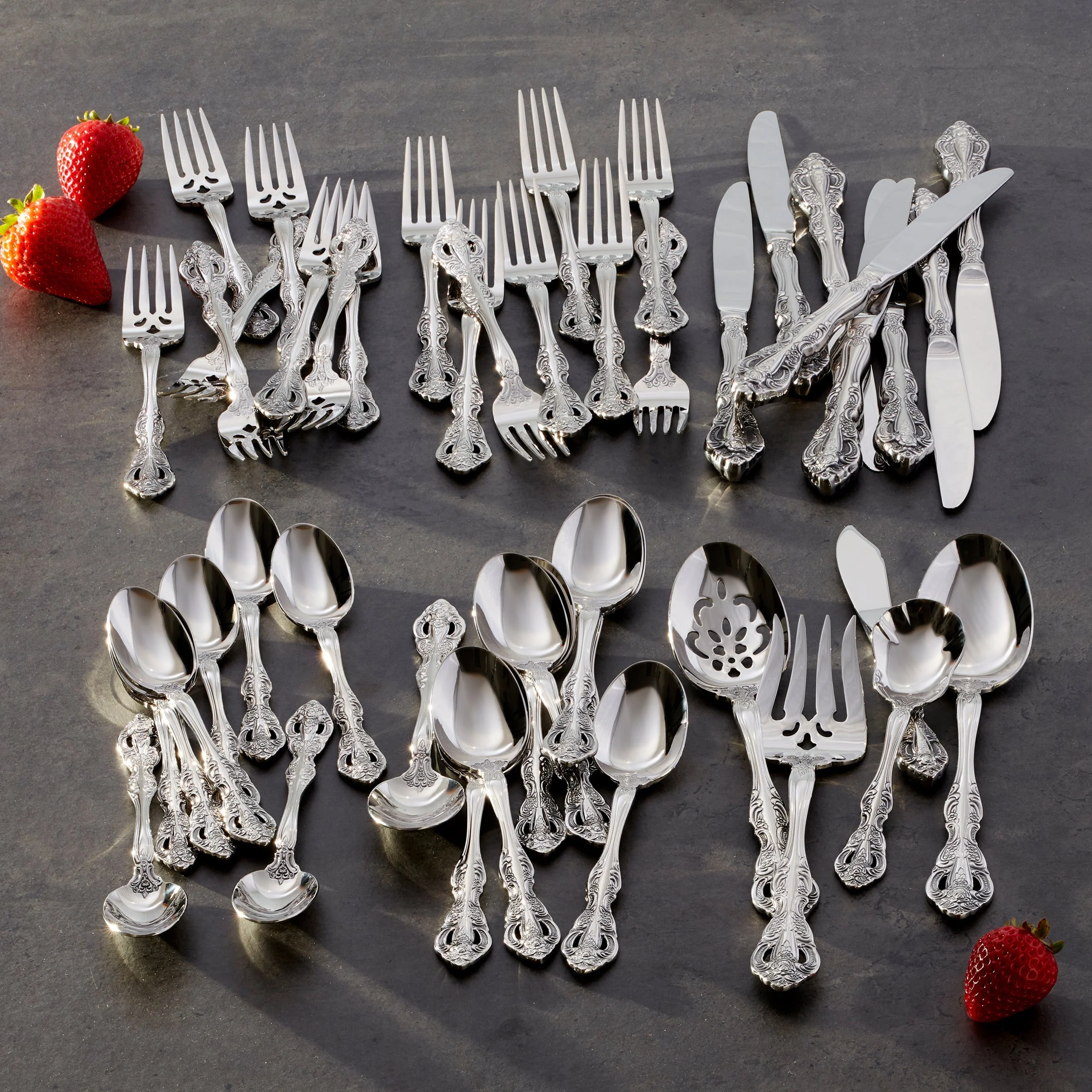 Michelangelo 45-Piece Flatware Set - Image 5