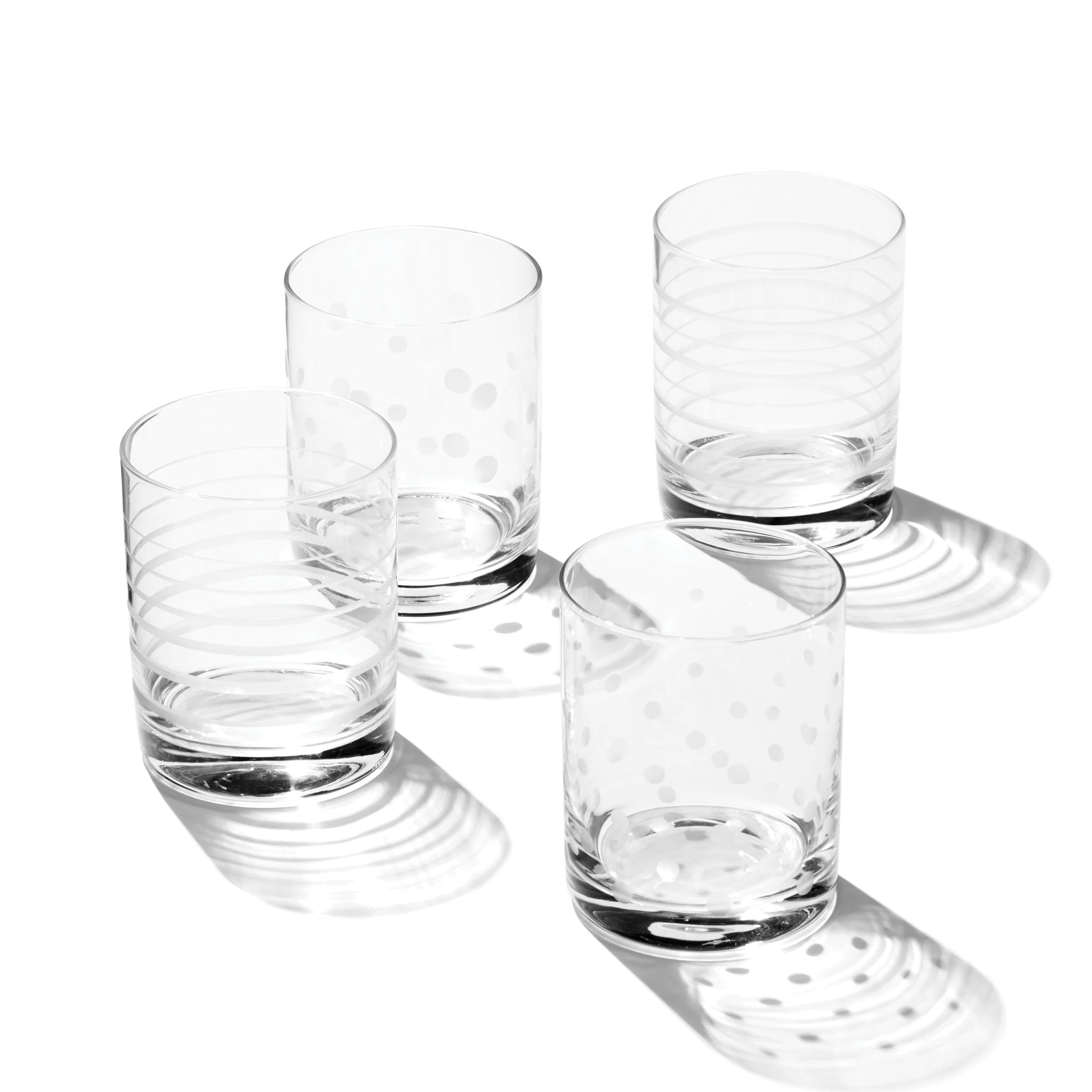 Mingle Double Old Fashion Glasses, Set of 4 - Image 5