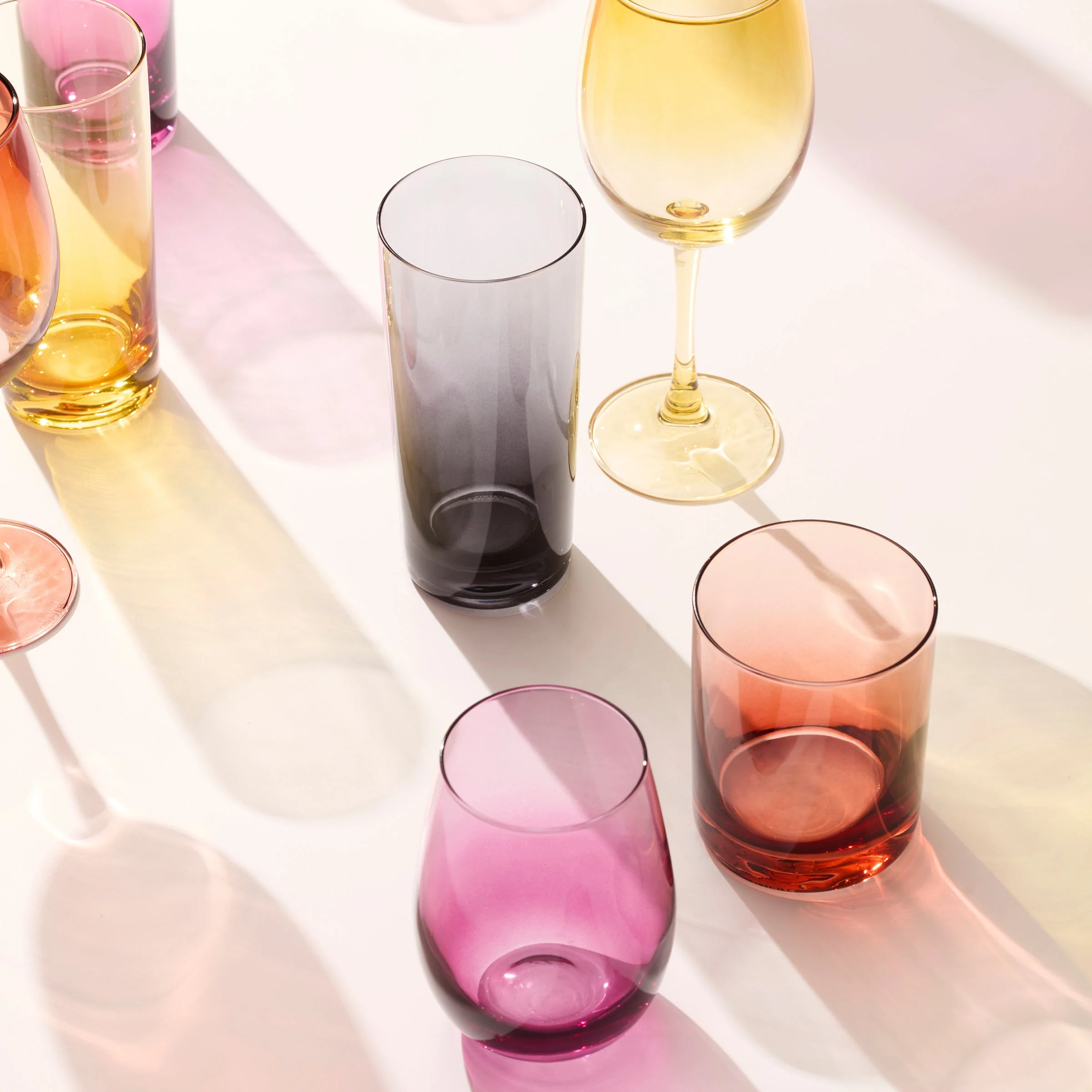 Golden Hour Stemless Wine Glasses, Set of 4 - Image 4