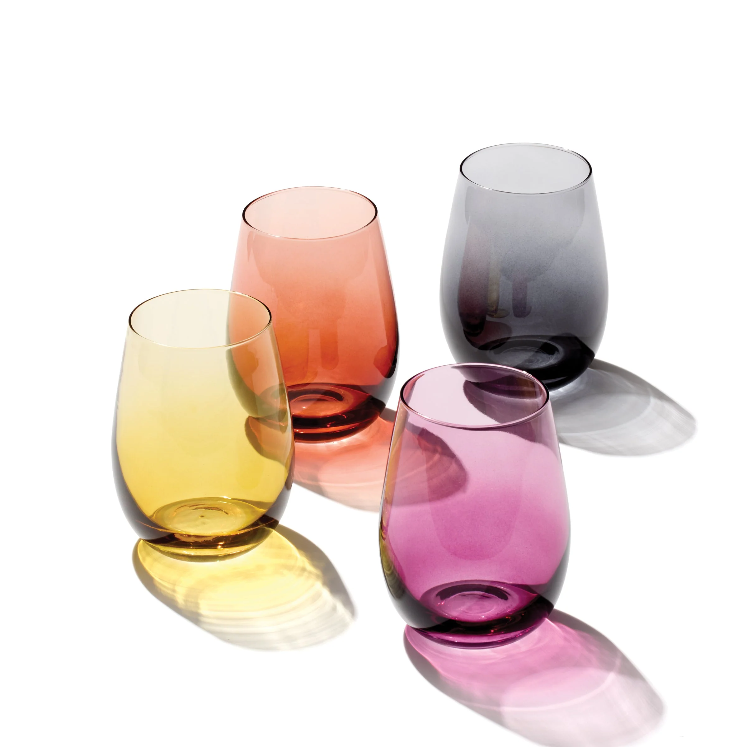 Golden Hour Stemless Wine Glasses, Set of 4 - Image 5