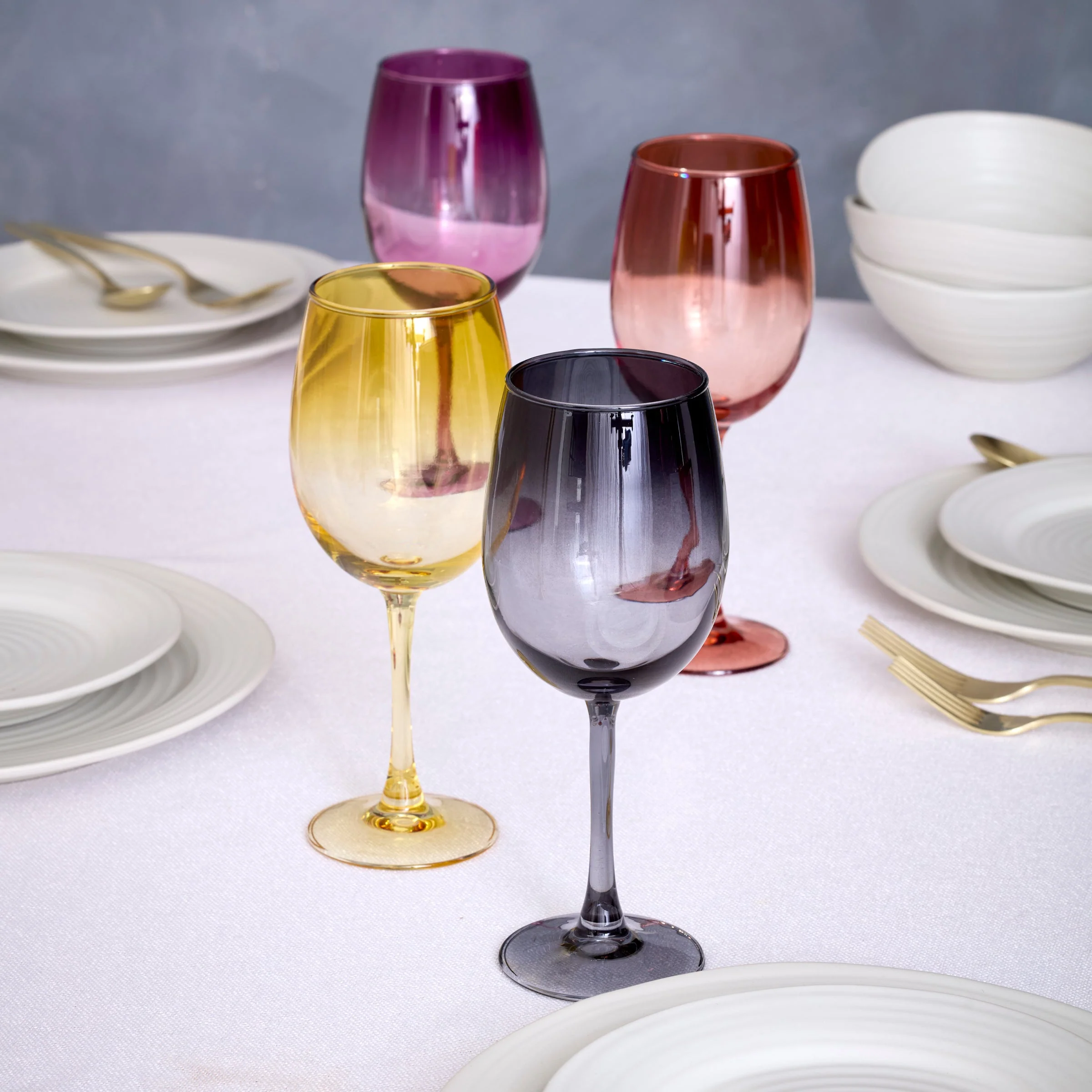 Golden Hour All-Purpose Wine Glasses, Set of 4 - Image 4