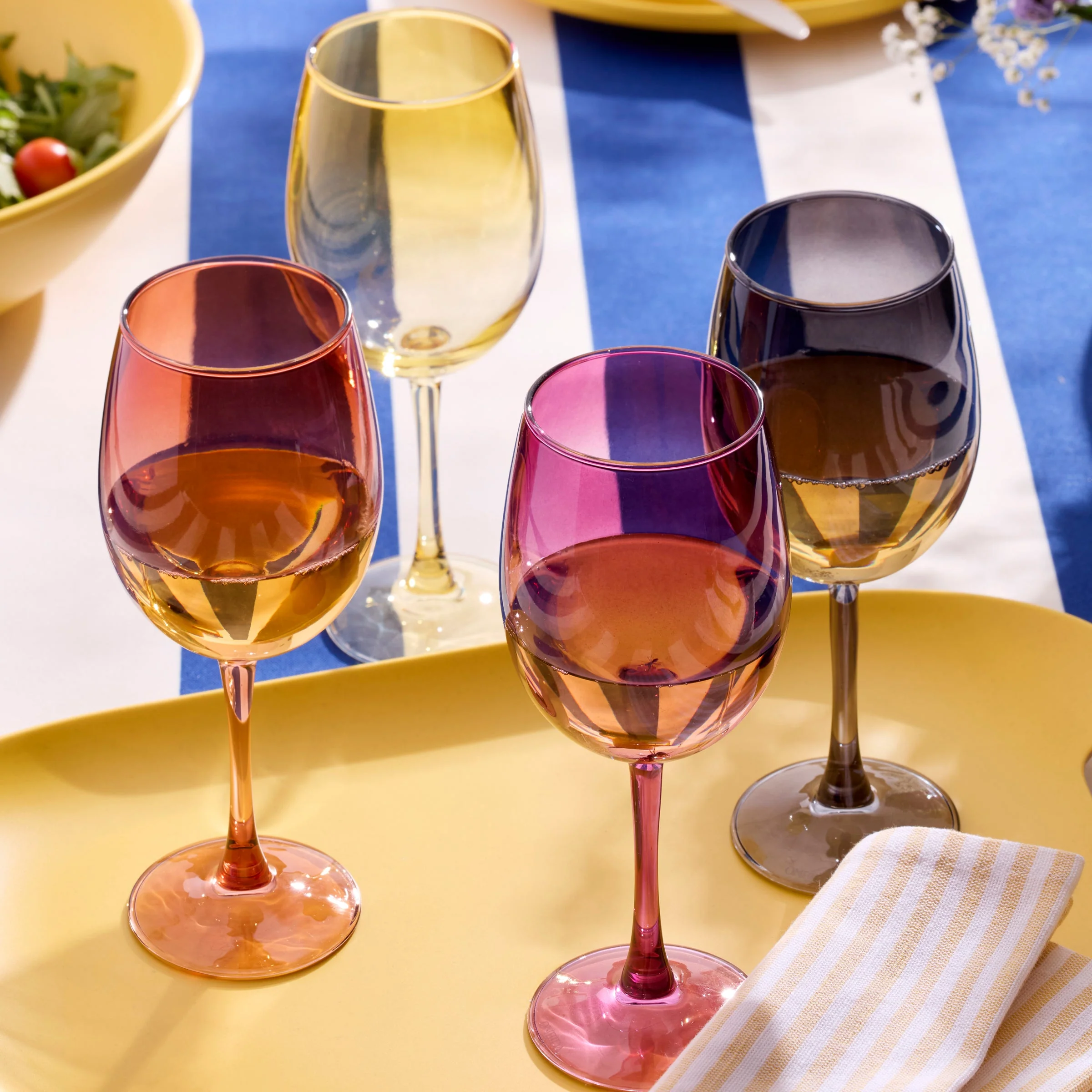 Golden Hour All-Purpose Wine Glasses, Set of 4 - Image 5