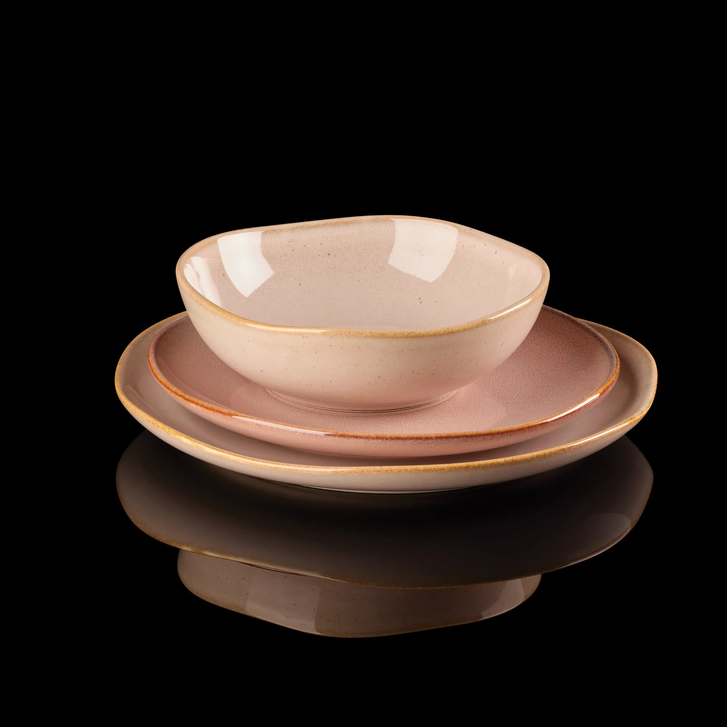 Organic Shades Clay 12-Piece Dinnerware Set - Image 5