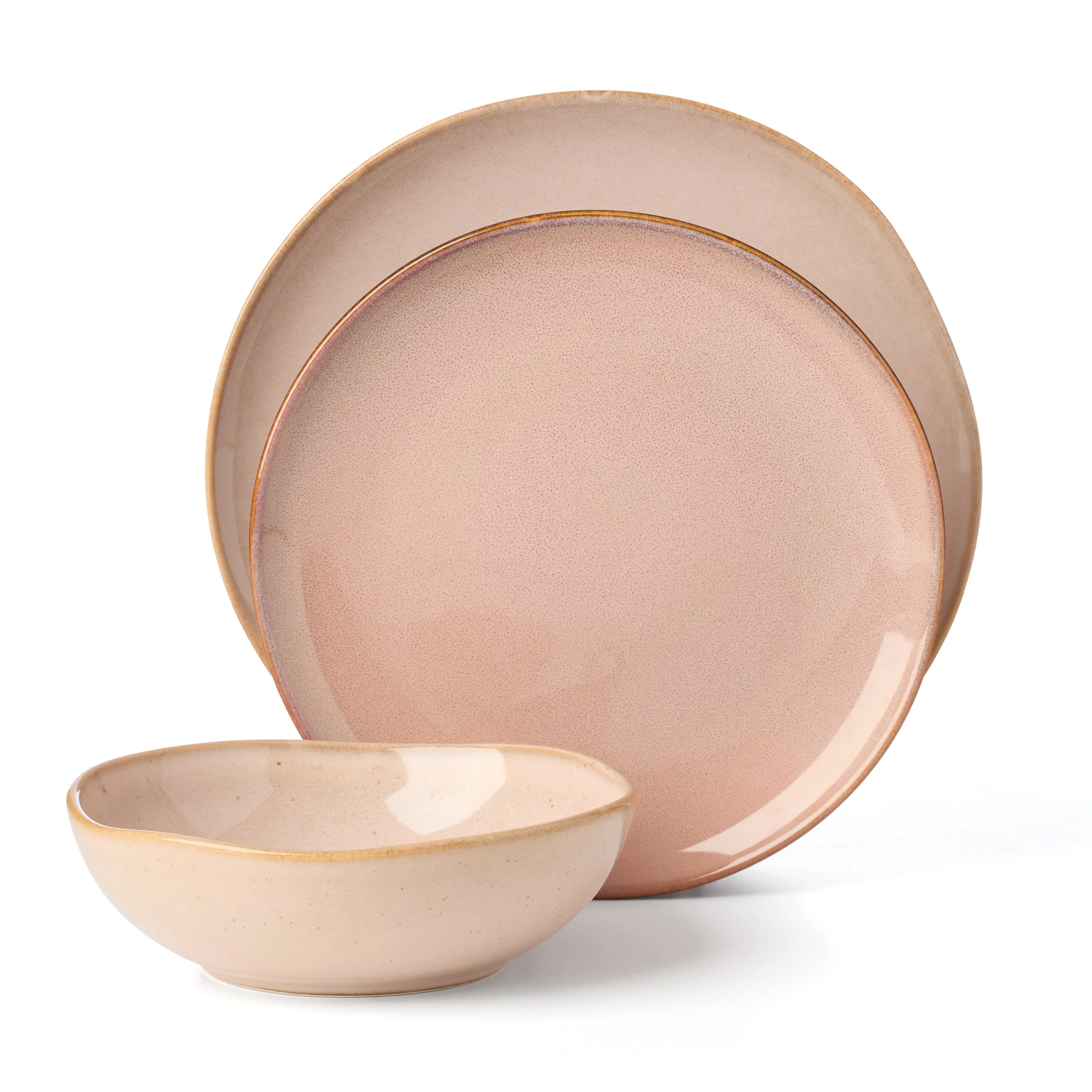Organic Shades Clay 12-Piece Dinnerware Set - Image 6