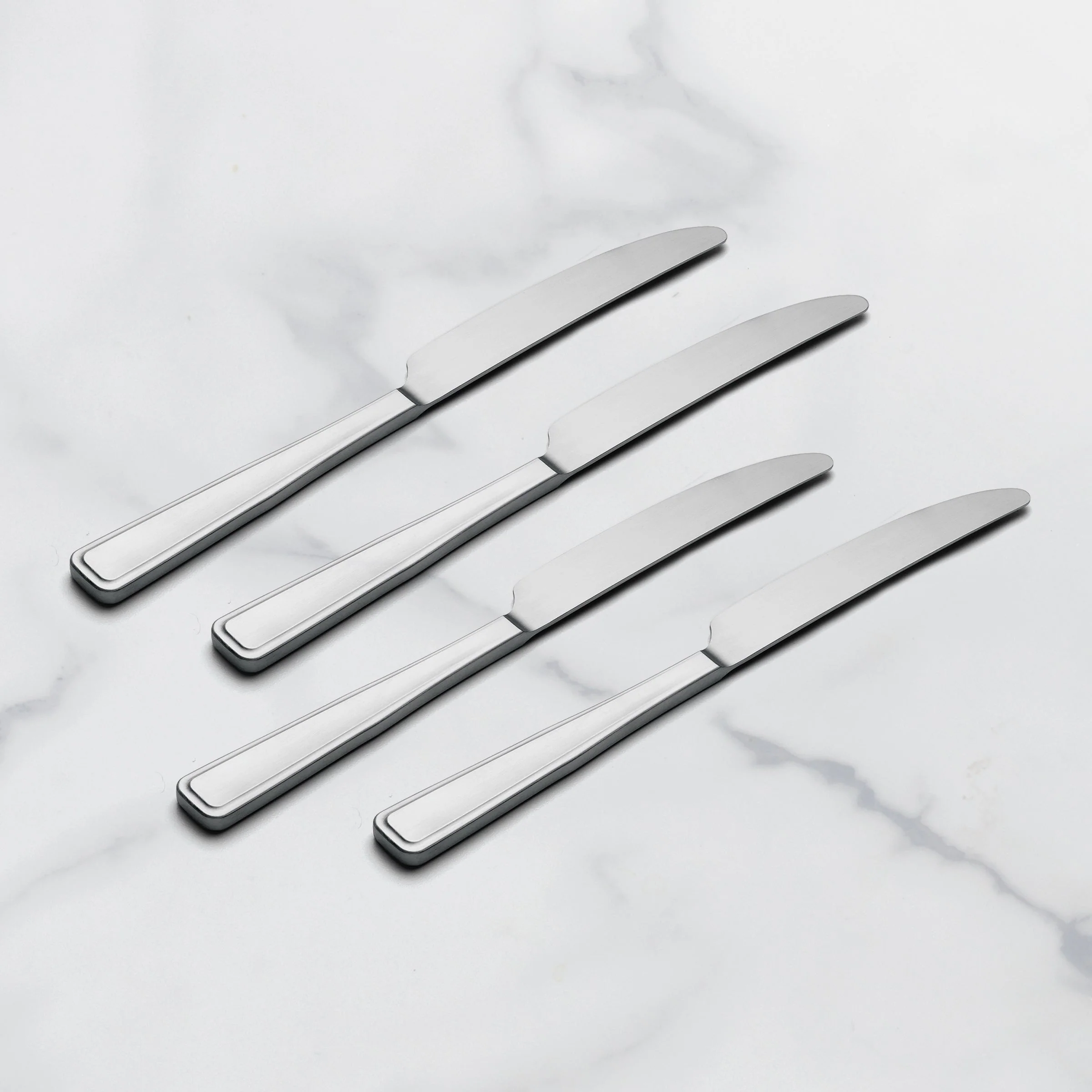 Reid Satin Dinner Knives,  Set of 4