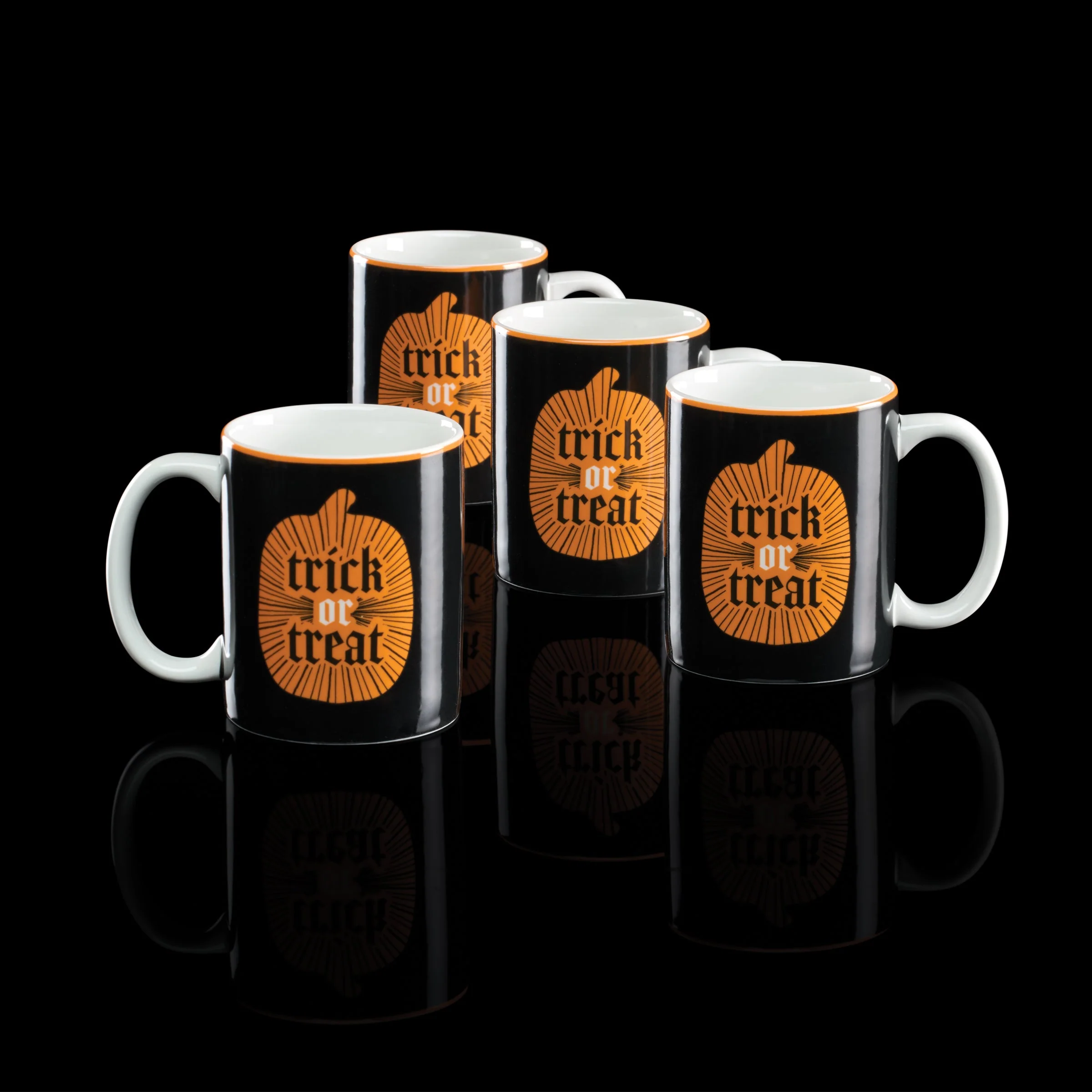 Vintro Halloween Mugs, Set of 4 - Image 3