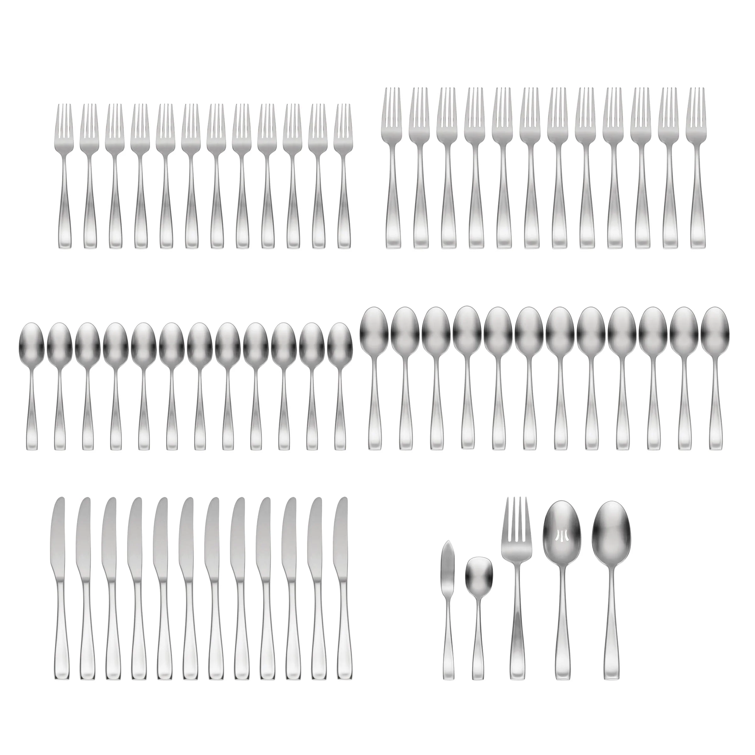 Moda Satin 65-Piece Flatware Set - Image 2
