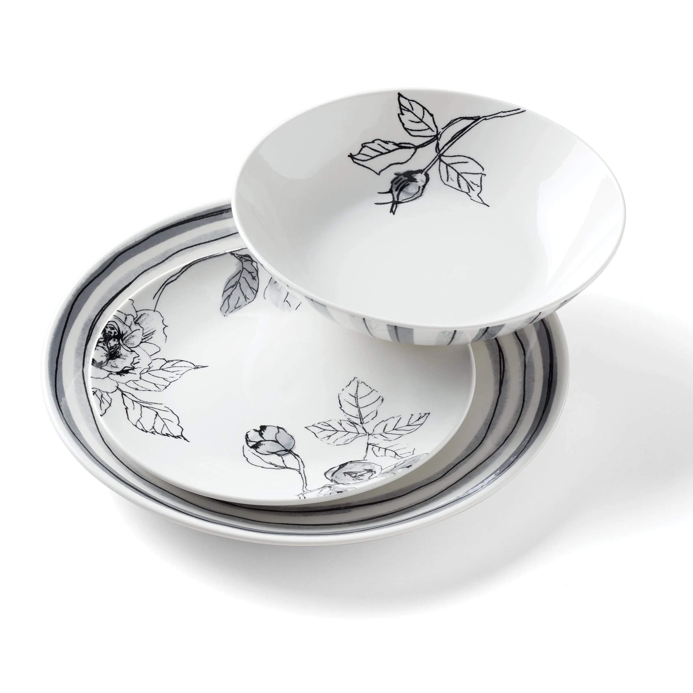 Sketchbook 12-Piece Dinnerware Set - Image 7