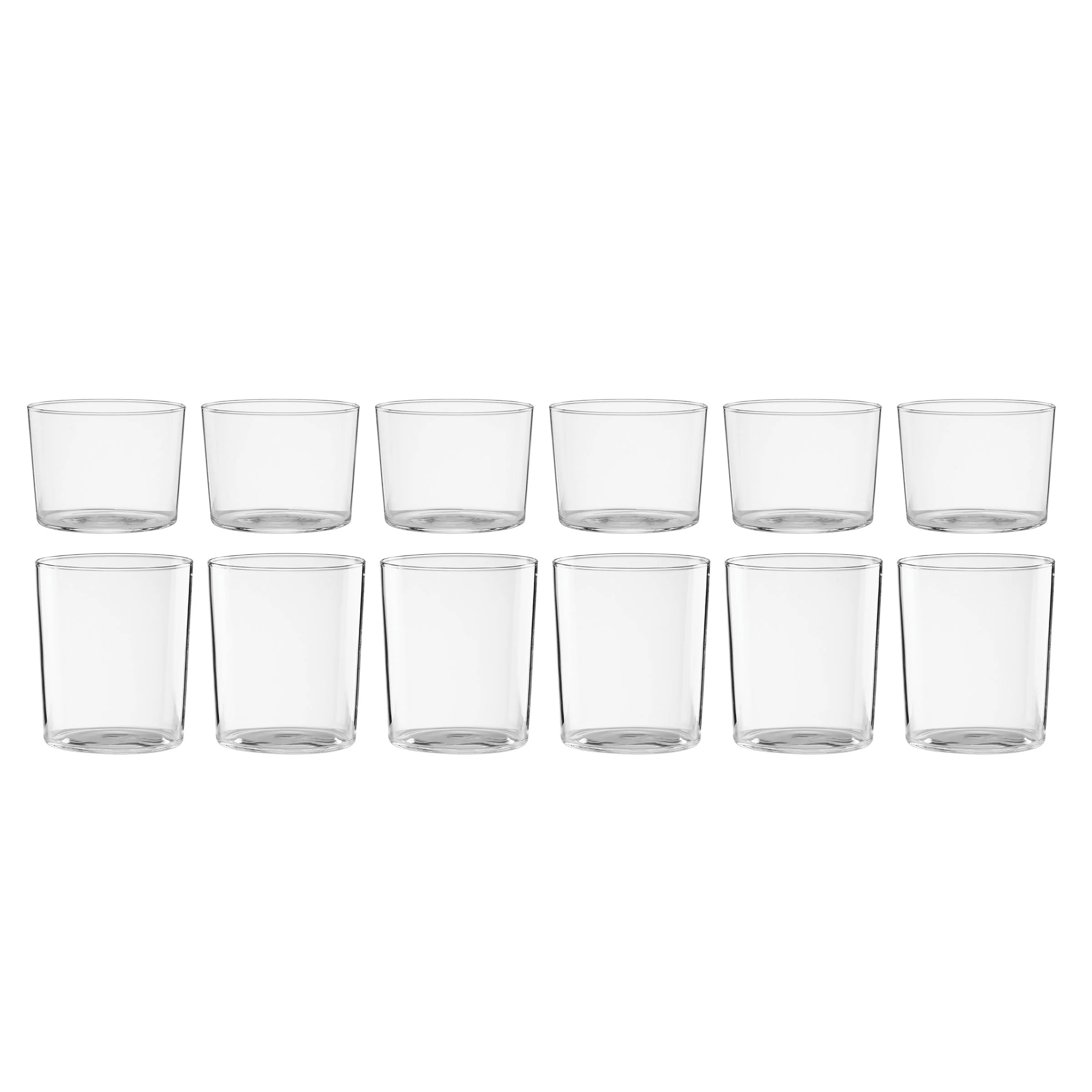 Stackables Clear Short & Tall Glasses 12-Piece Set - Image 8