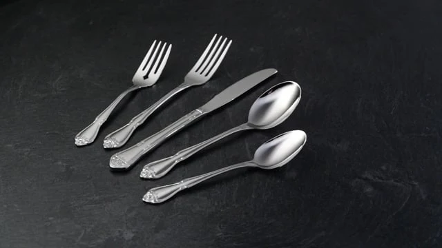 True Rose Everyday Flatware Dinner Forks, Set Of 4 - Image 2