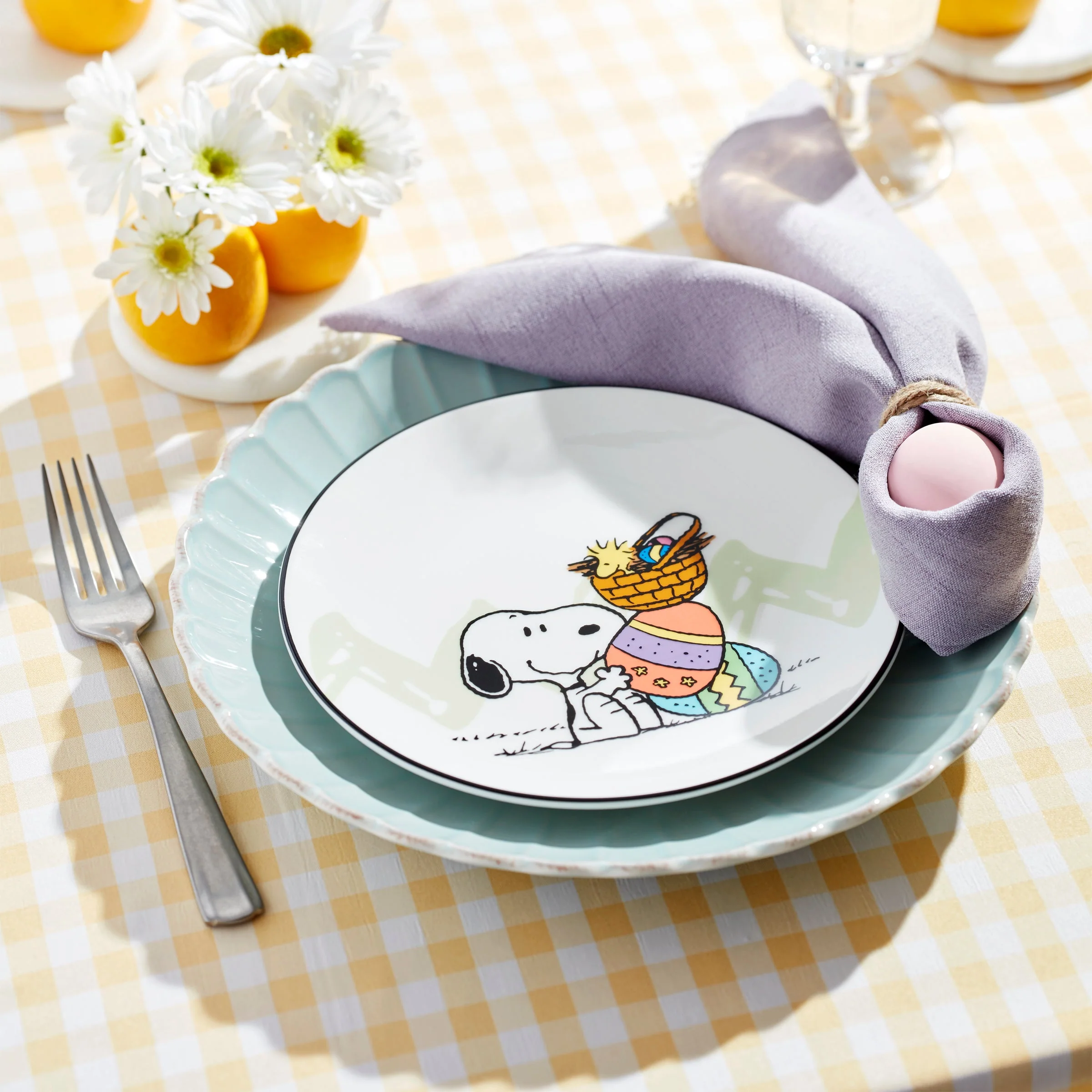 Snoopy Easter Accent Plates, Set of 4 - Image 3