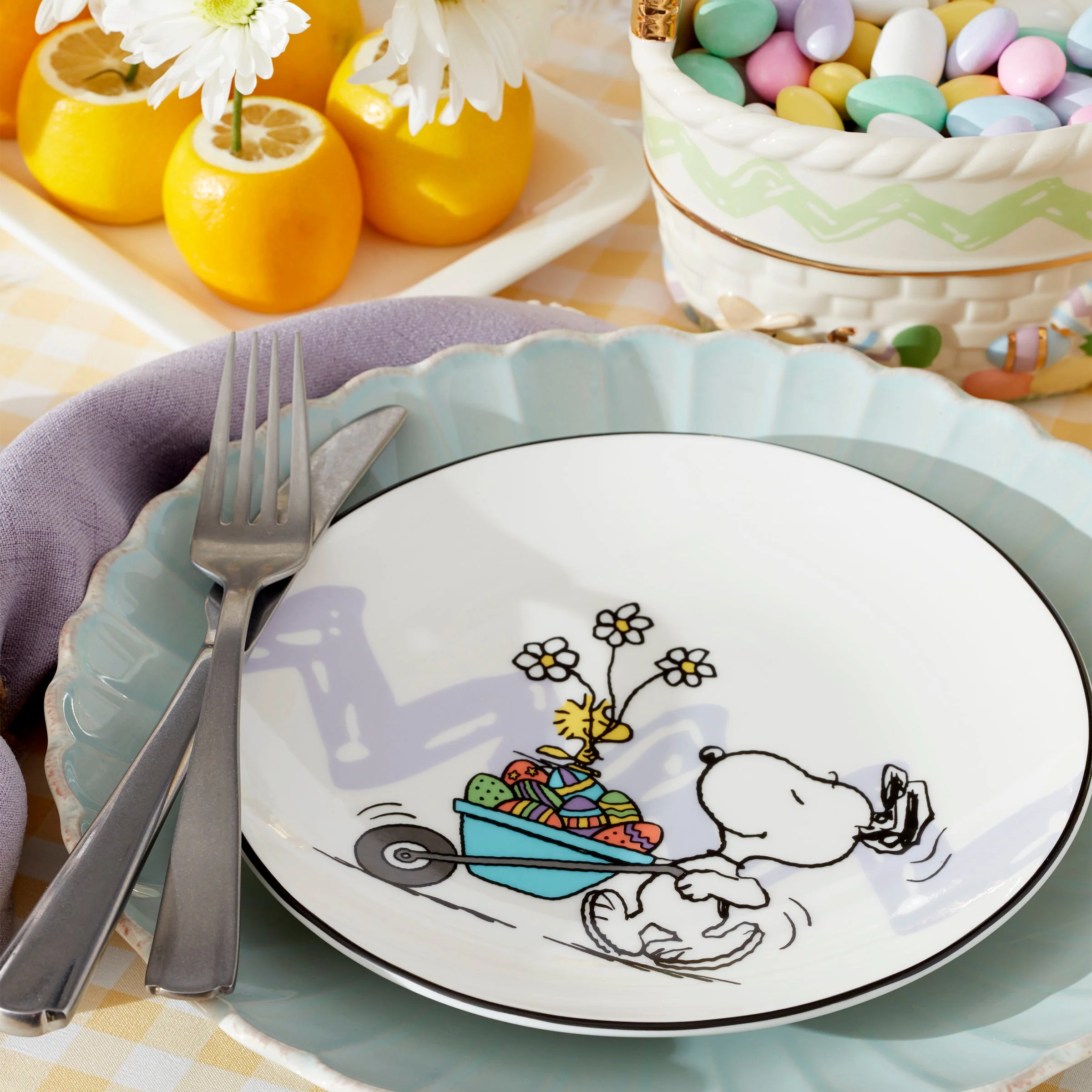 Snoopy Easter Accent Plates, Set of 4 - Image 7