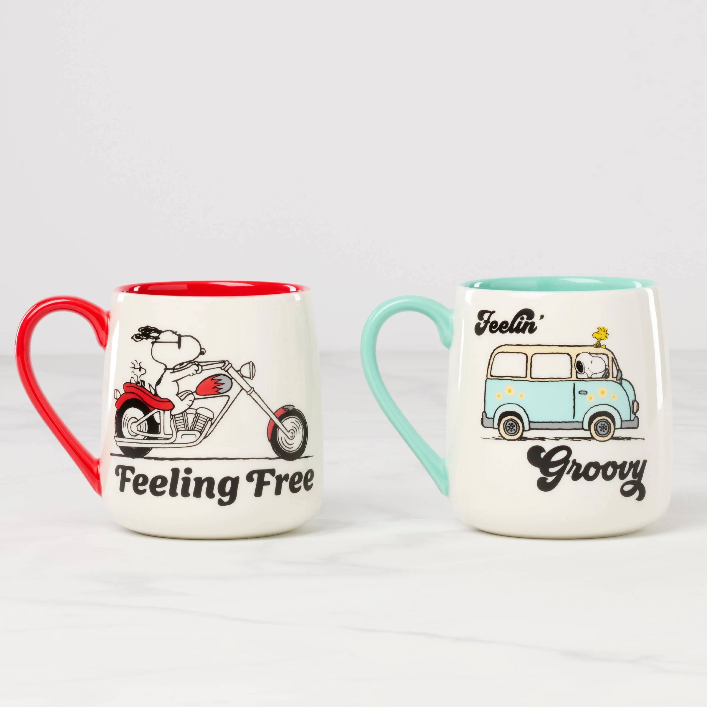 Peanuts Mugs Groovy-Feeling Free, Set of 2 - Image 2