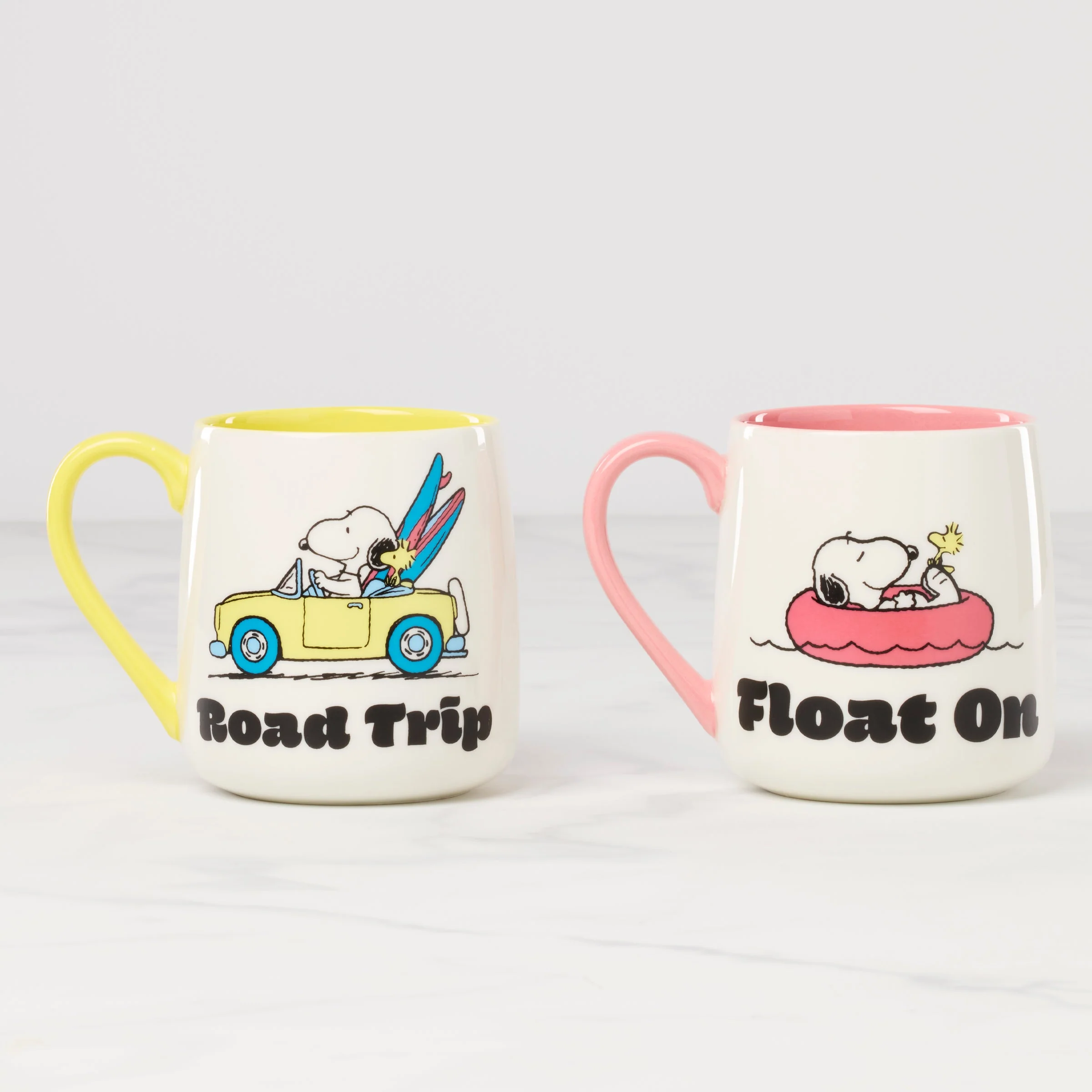 Peanuts Mugs Road Trip-Float On, Set of 2 - Image 2