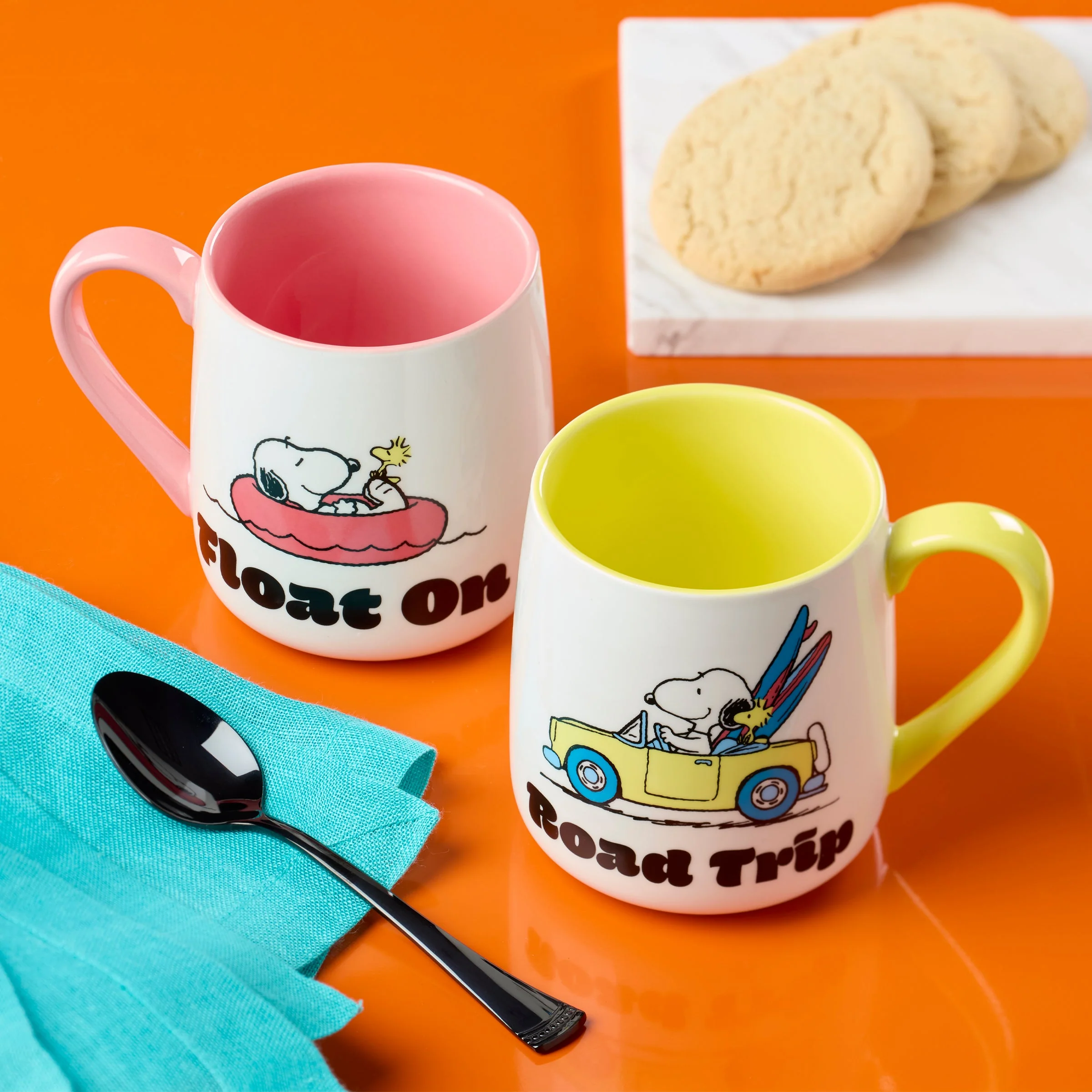 Peanuts Mugs Road Trip-Float On, Set of 2 - Image 3