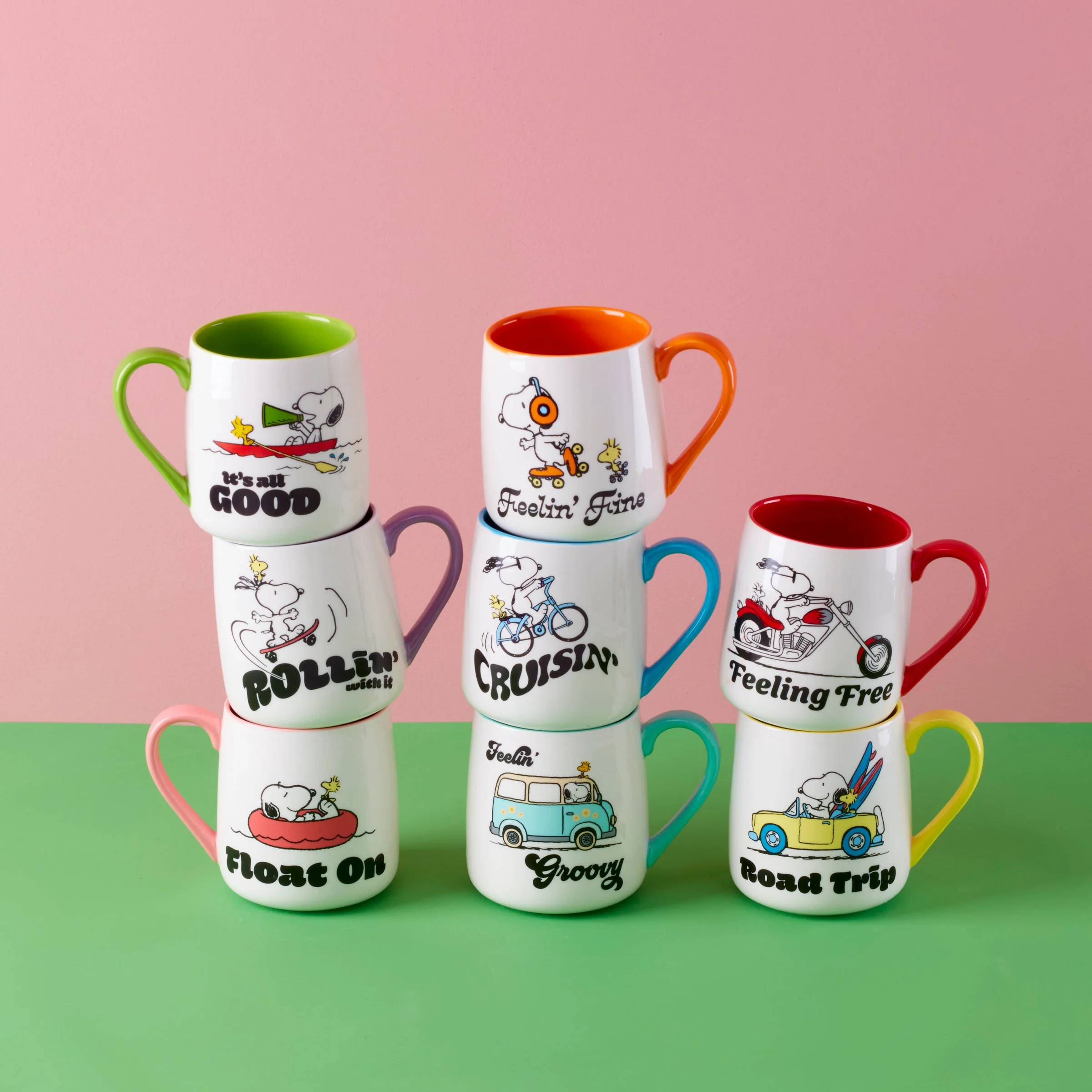 Peanuts Mugs Groovy-Feeling Free, Set of 2 - Image 5
