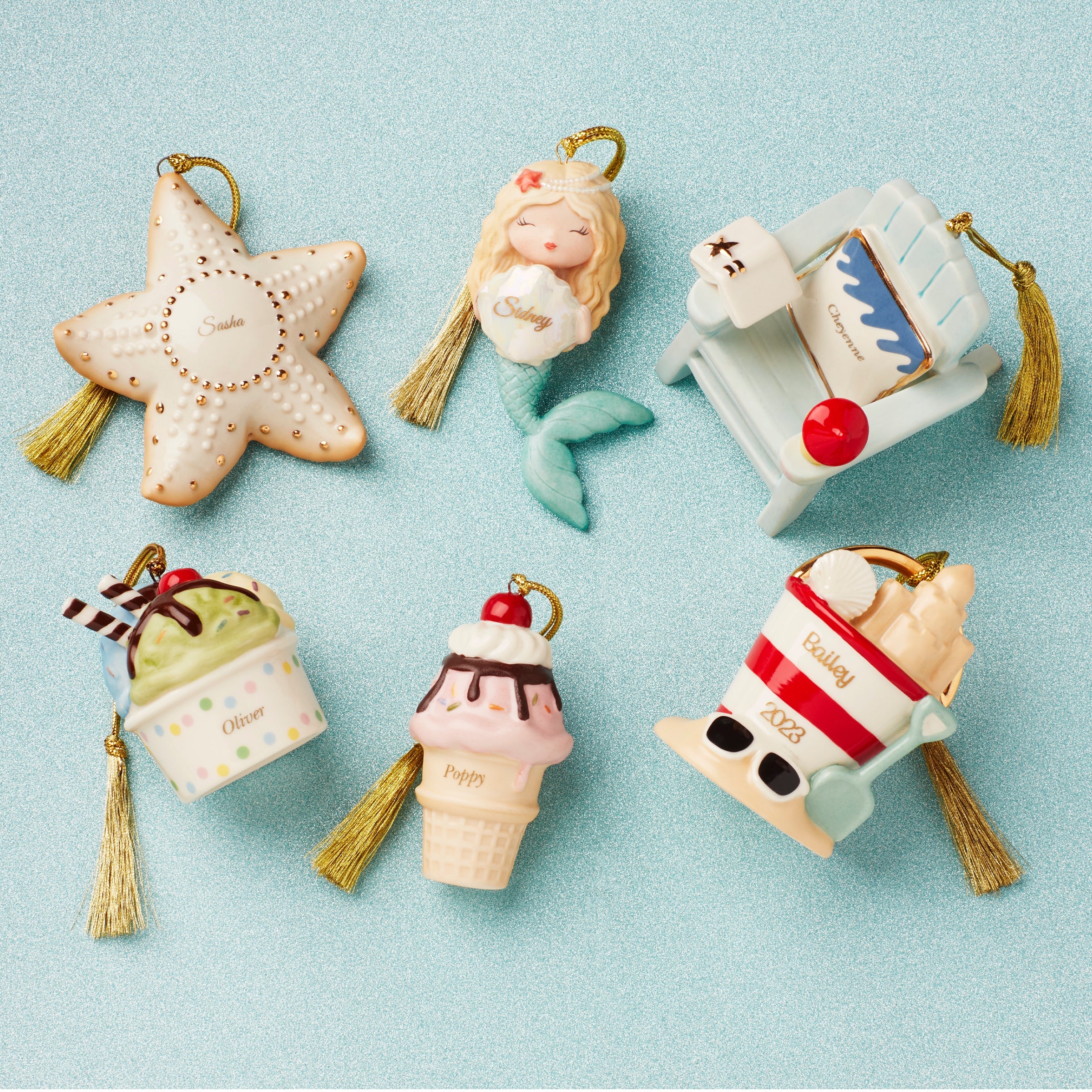 Personalized Beach Pail Ornament - Image 4