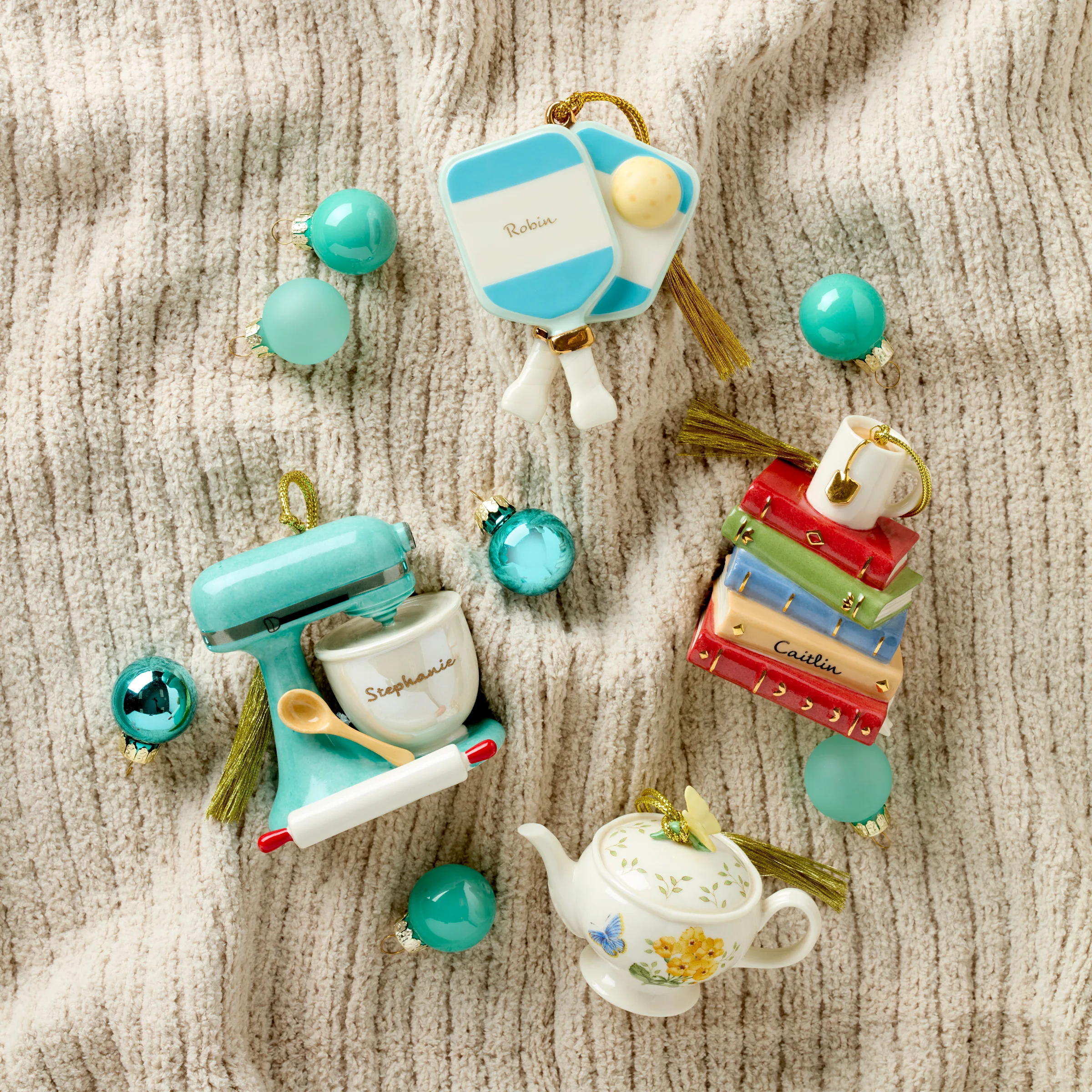 Personalized Bookworm Ornament - Image 2