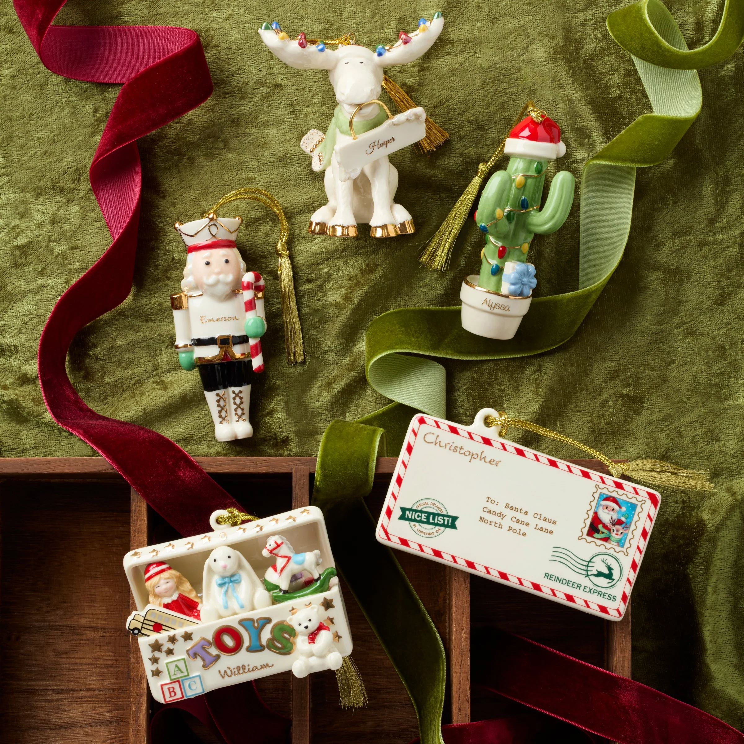 Personalized Letters to Santa Ornament - Image 3