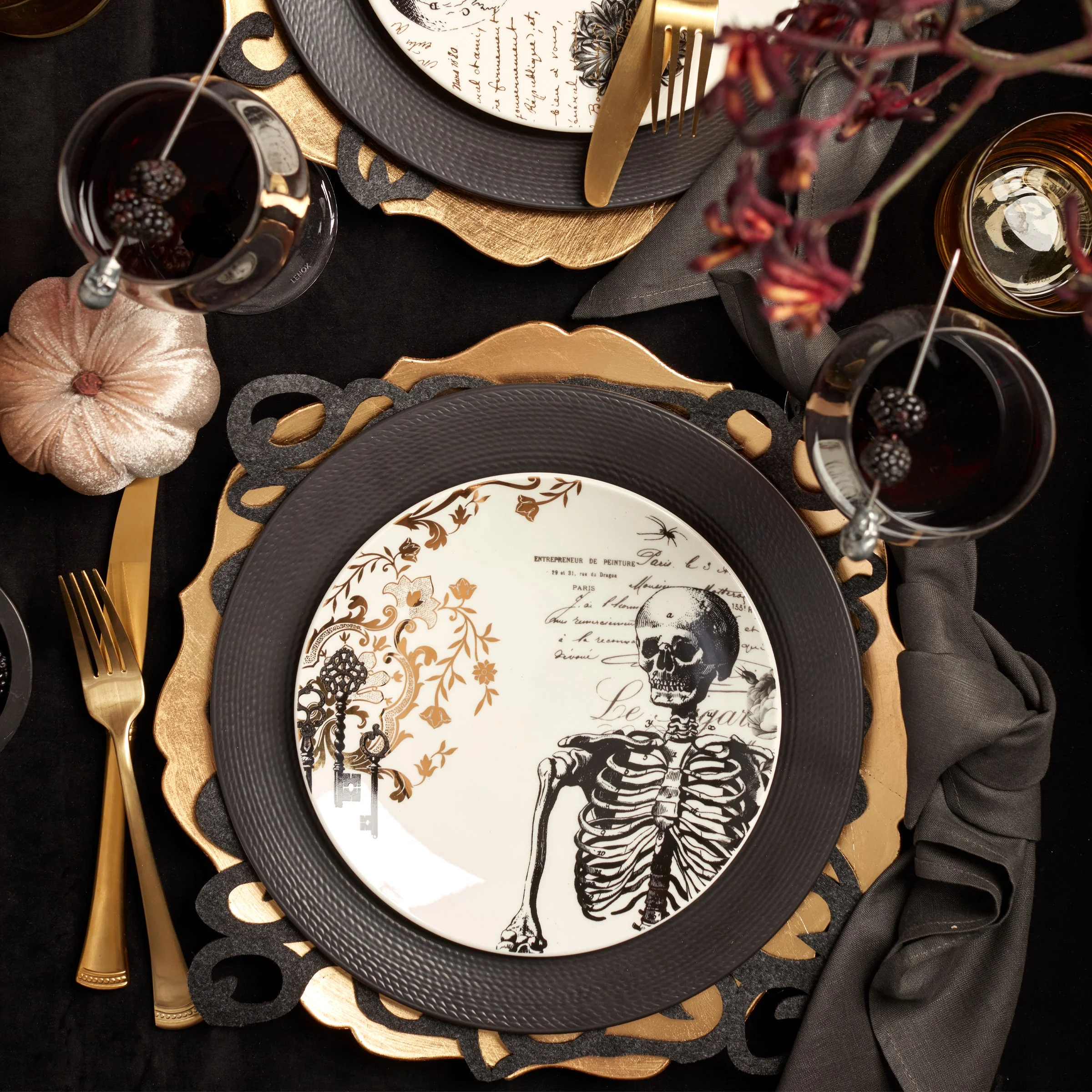 Portola Gold Satin 20-Piece Flatware Set - Image 7