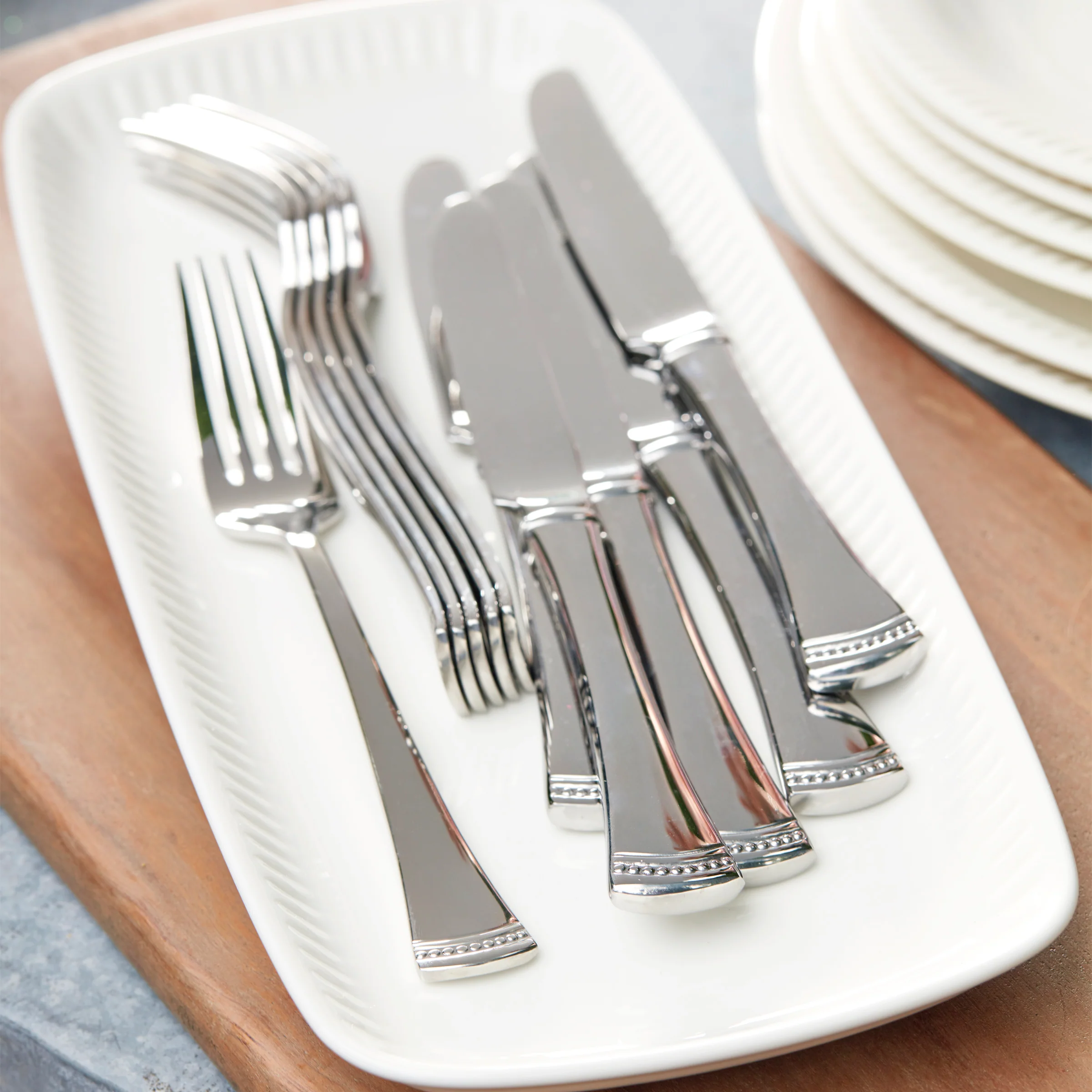 Portola 20-Piece Flatware Set - Image 7