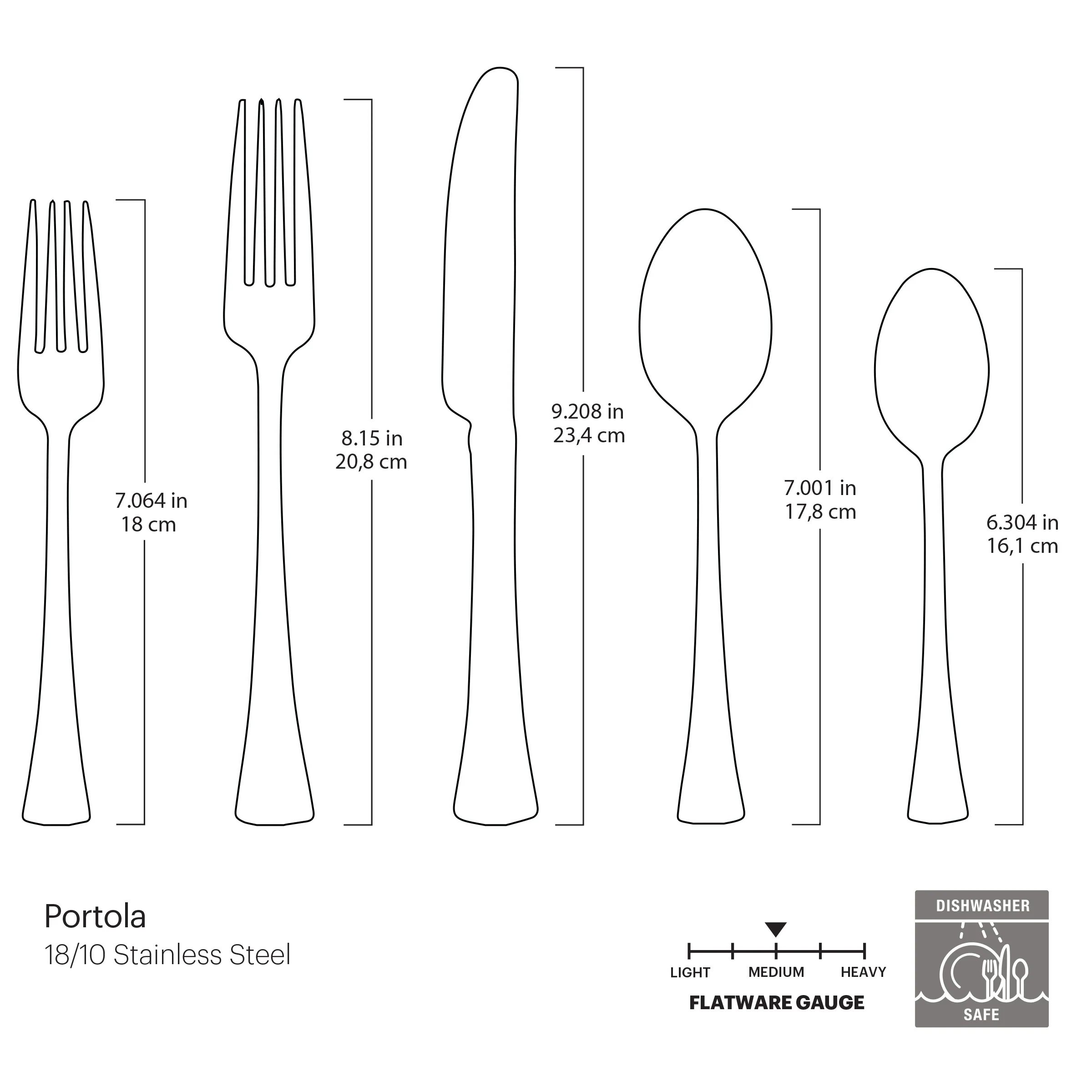Portola 20-Piece Flatware Set - Image 8