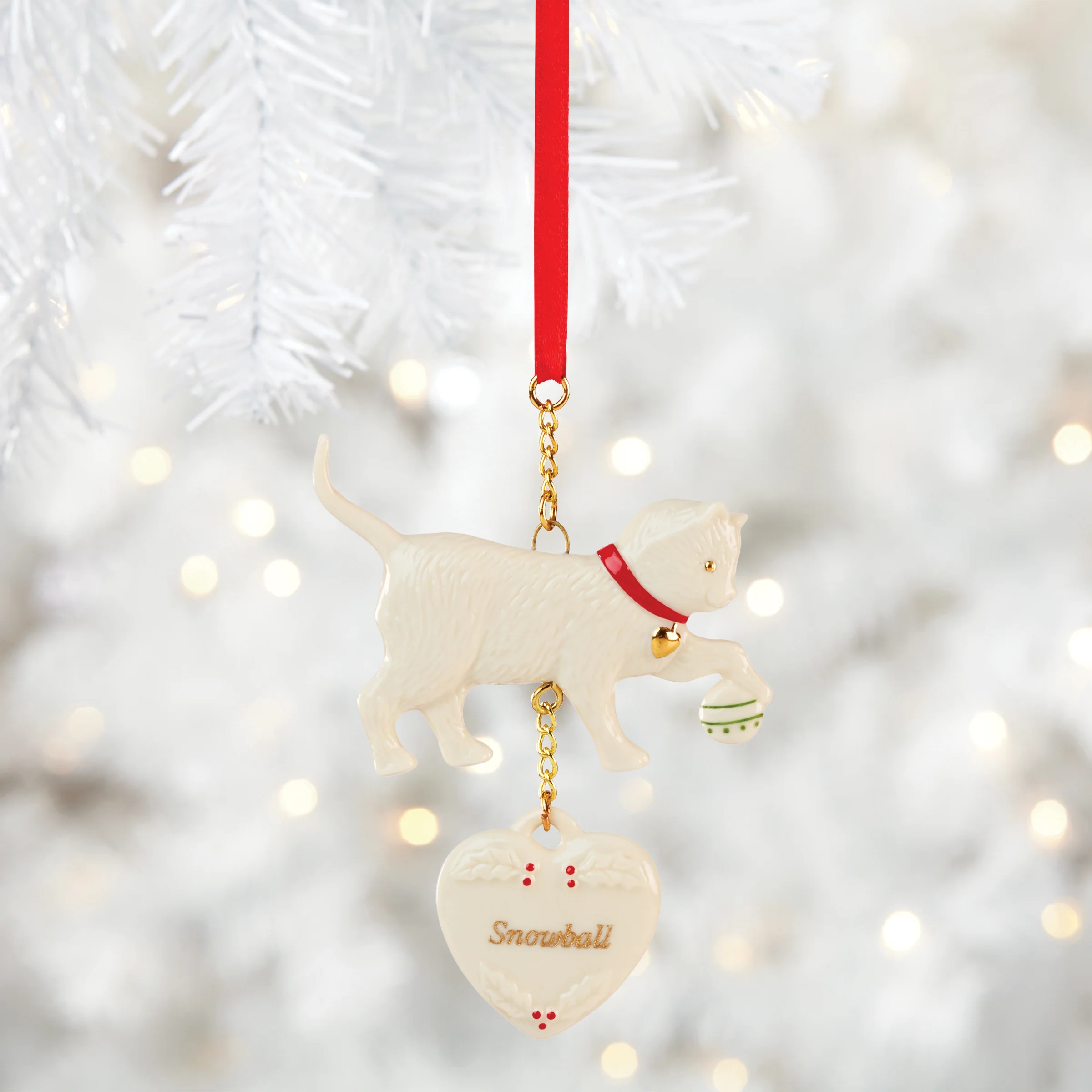 Personalized Playful Cat Ornament - Image 2