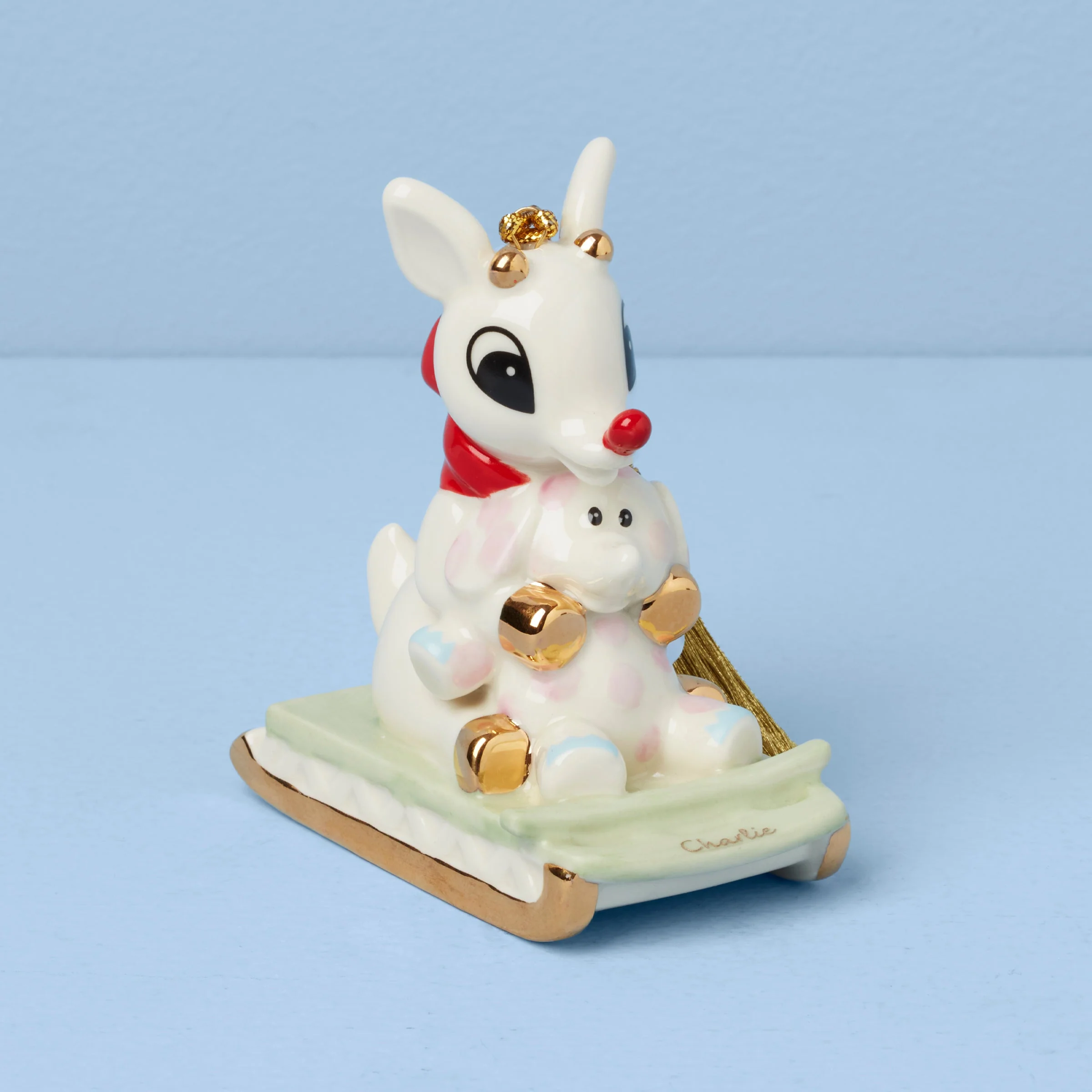 Personalized Rudolph with Misfit Elephant Ornament