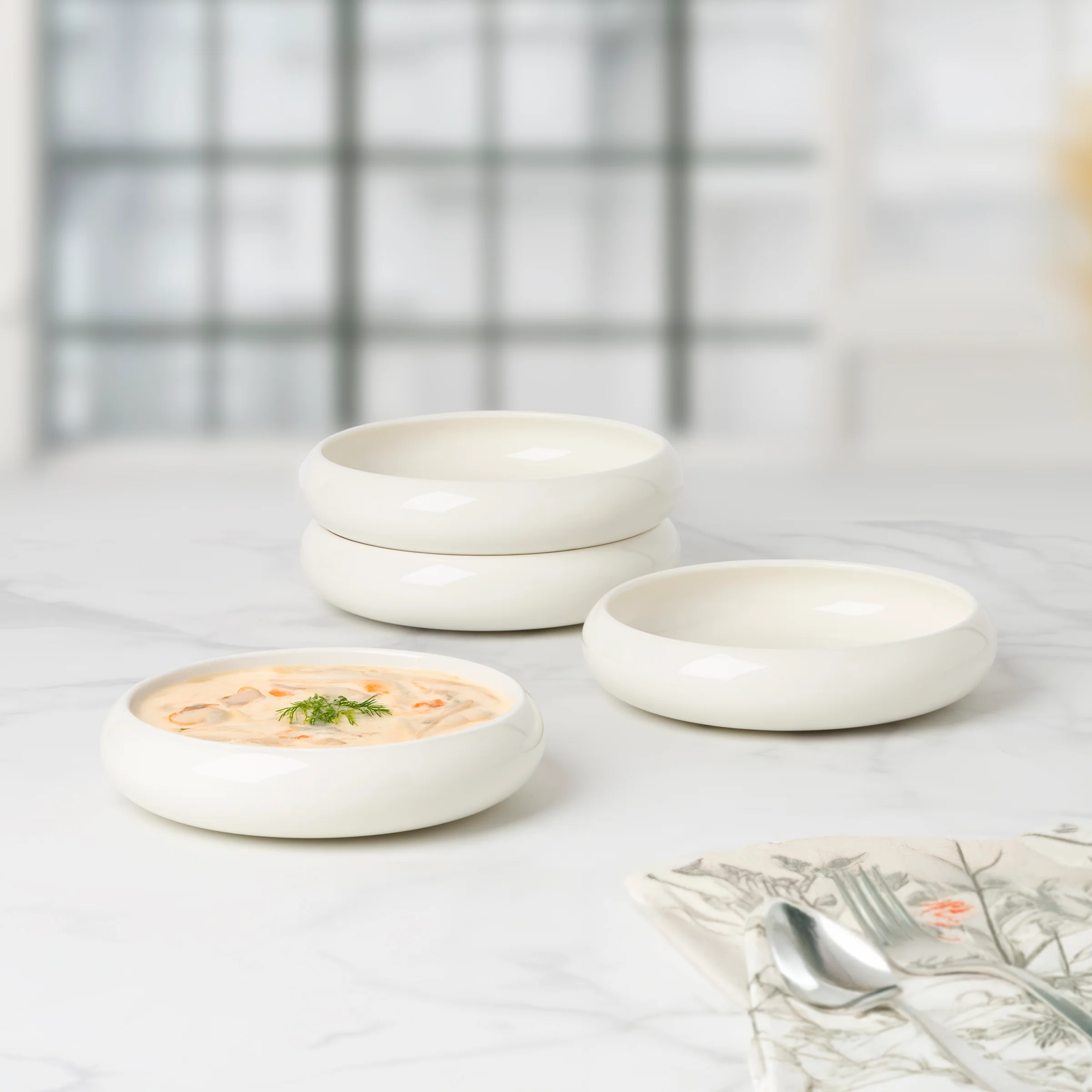 Quirk Pasta Bowls, Set of 4 - Image 2