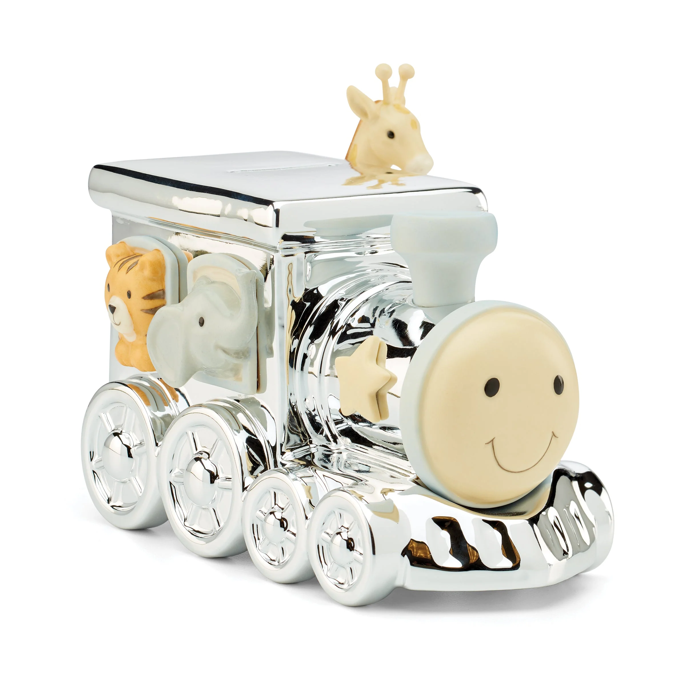 Animal Train Silverplate Bank - Image 2