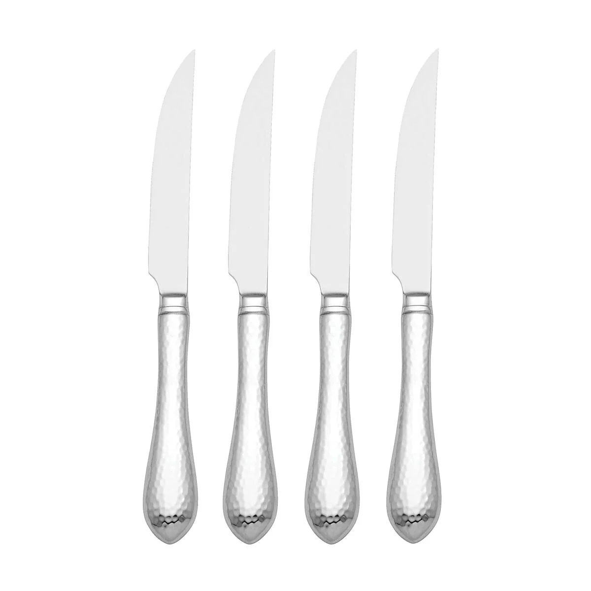 Hammered Antique Steak Knives, Set of 4 - Image 3