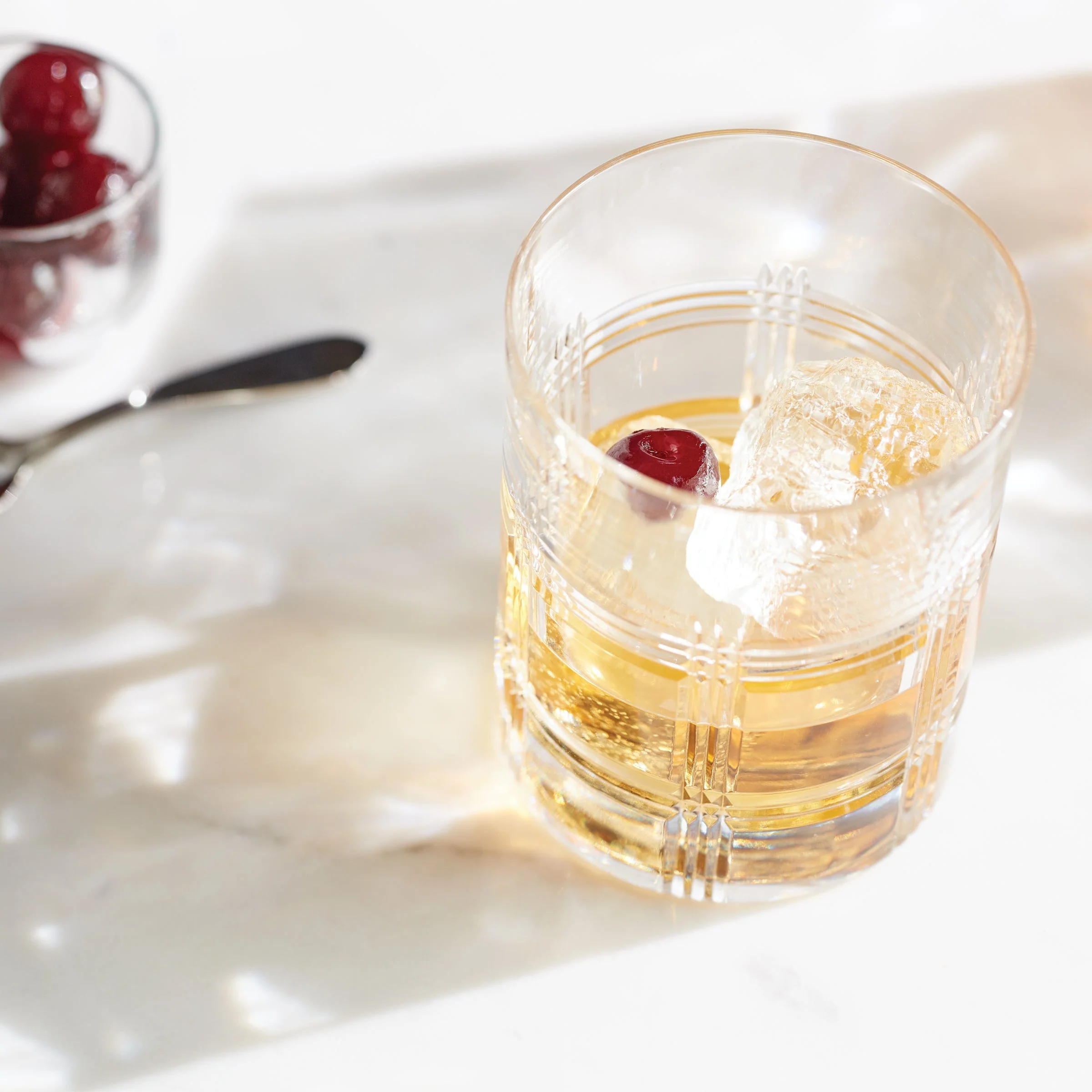 Hudson Crystal Double Old Fashion Glasses, Set of 4 - Image 3