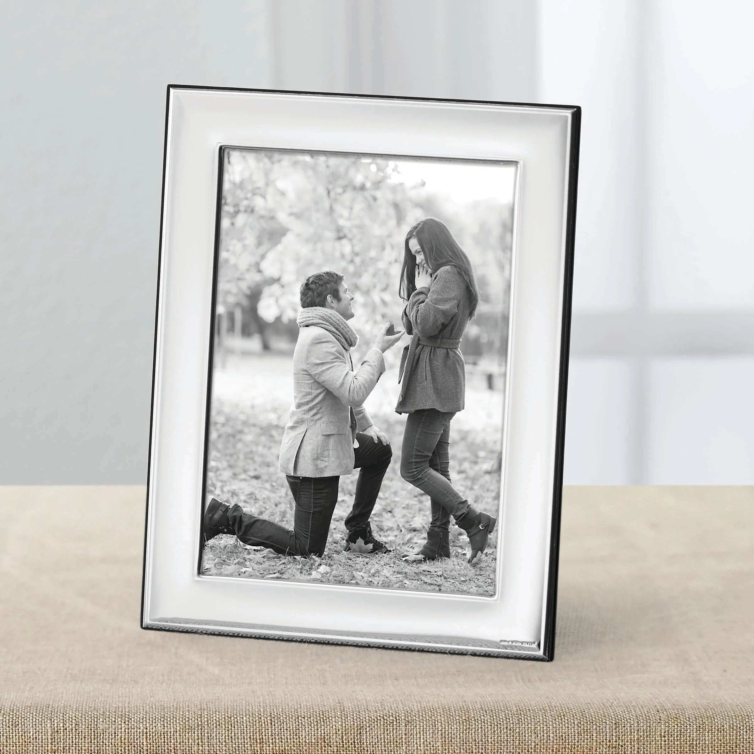 Naples Silverplate 5x7 Photo Frame - Image 3