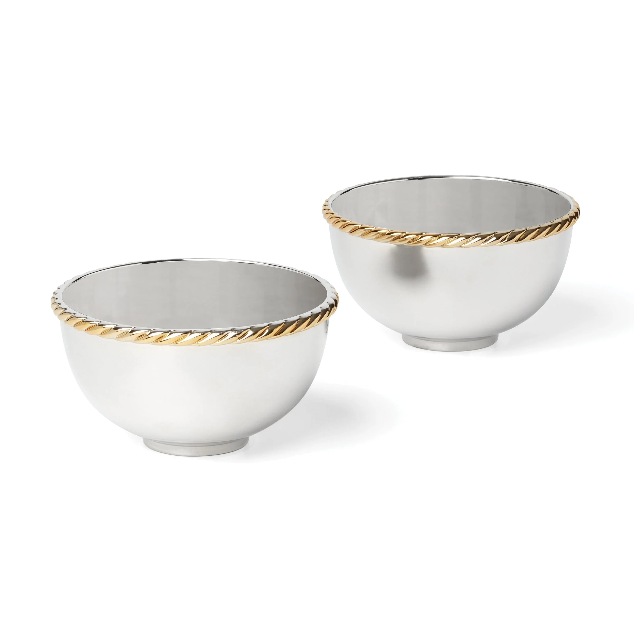 Roseland Nut Bowls, Set of 2