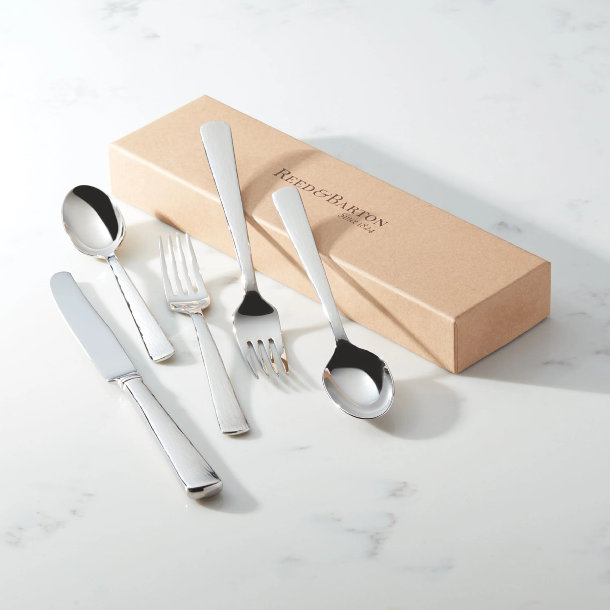Silver Echo 5-Piece Place Setting - Image 3