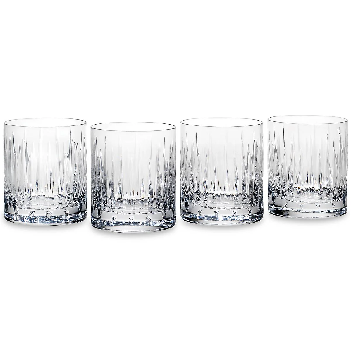 Soho Crystal Doubld Old Fashion Glasses, Set of 4
