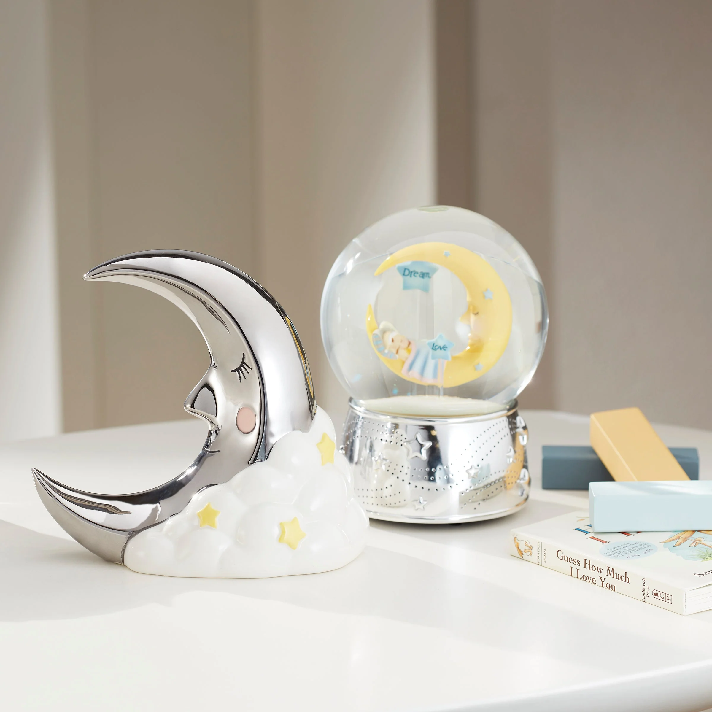 Sweet Dream Silverplate Musical Water Globe - Image 2