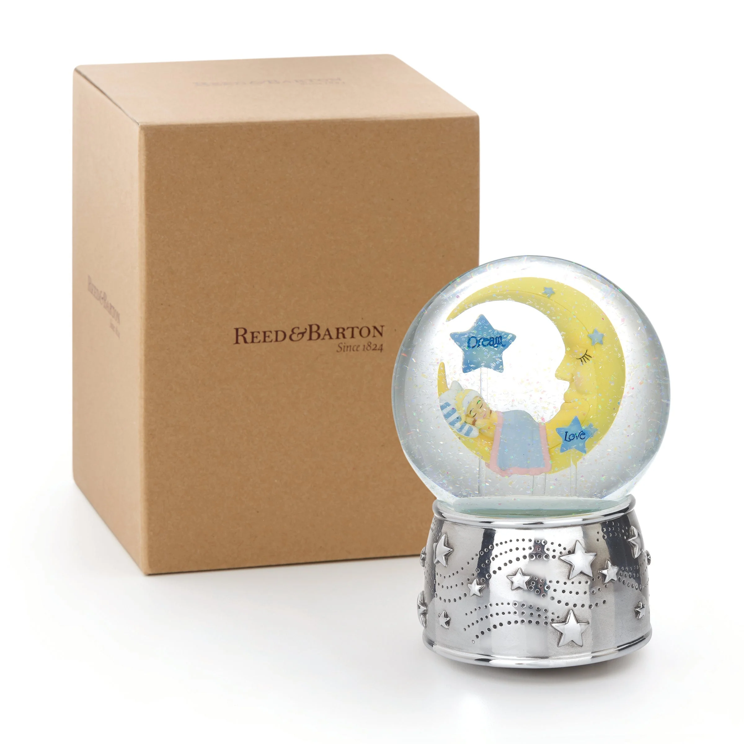 Sweet Dream Silverplate Musical Water Globe - Image 3